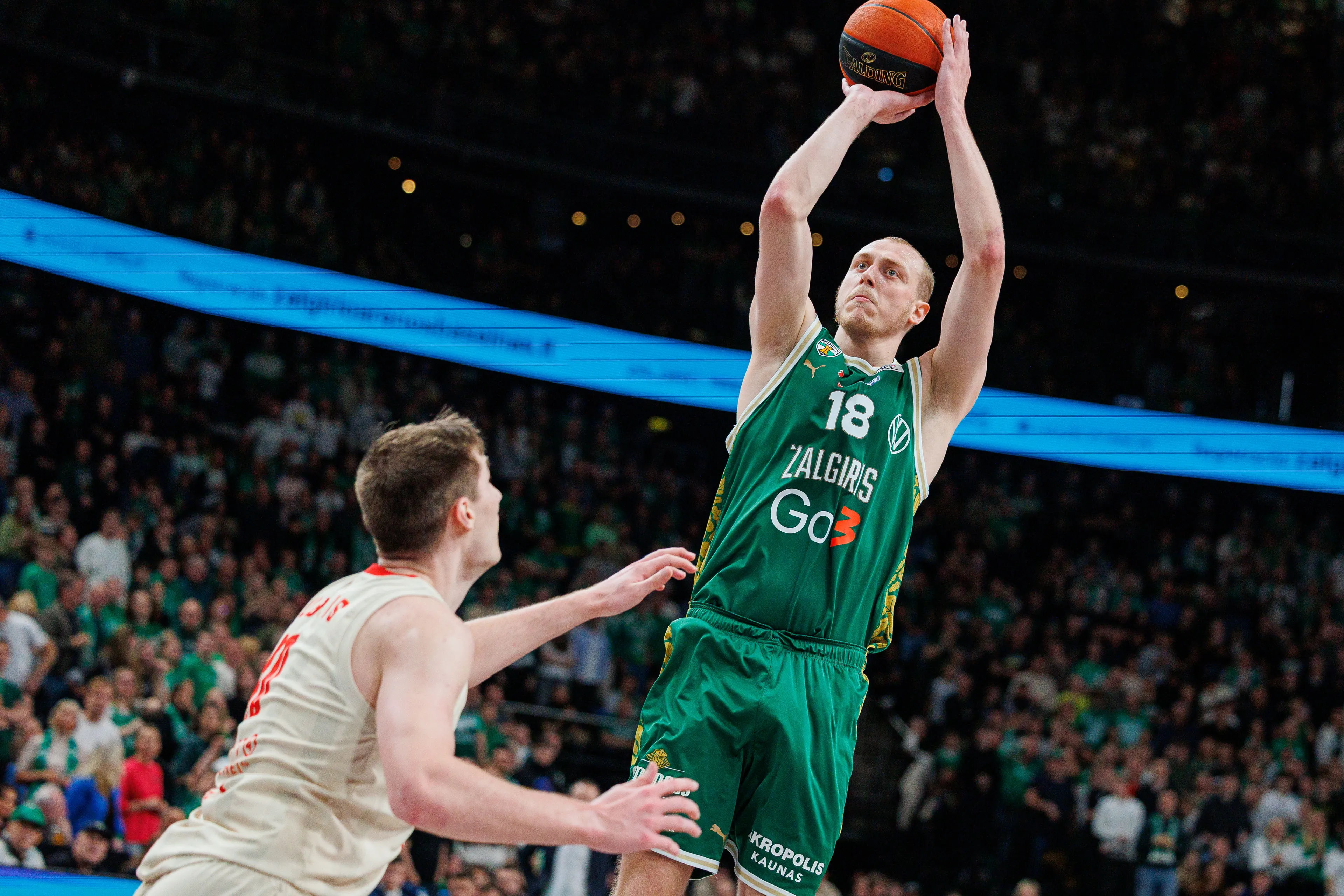 LKL rungtynėse Kaune susitiko Kauno „Žalgiris“ ir Vilniaus „Rytas“ / E. Ovčarenko/BNS nuotr.