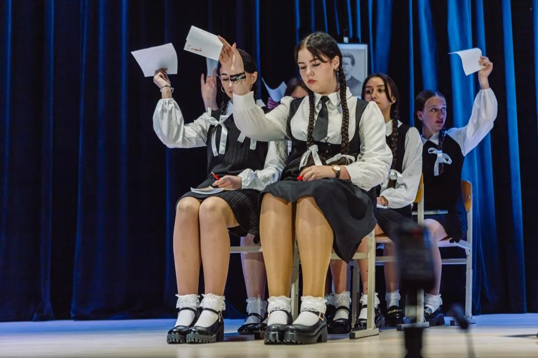 Naujoje teatro studijoje Čekiškėje – pirmasis spektaklis / M. Kievišo nuotr.