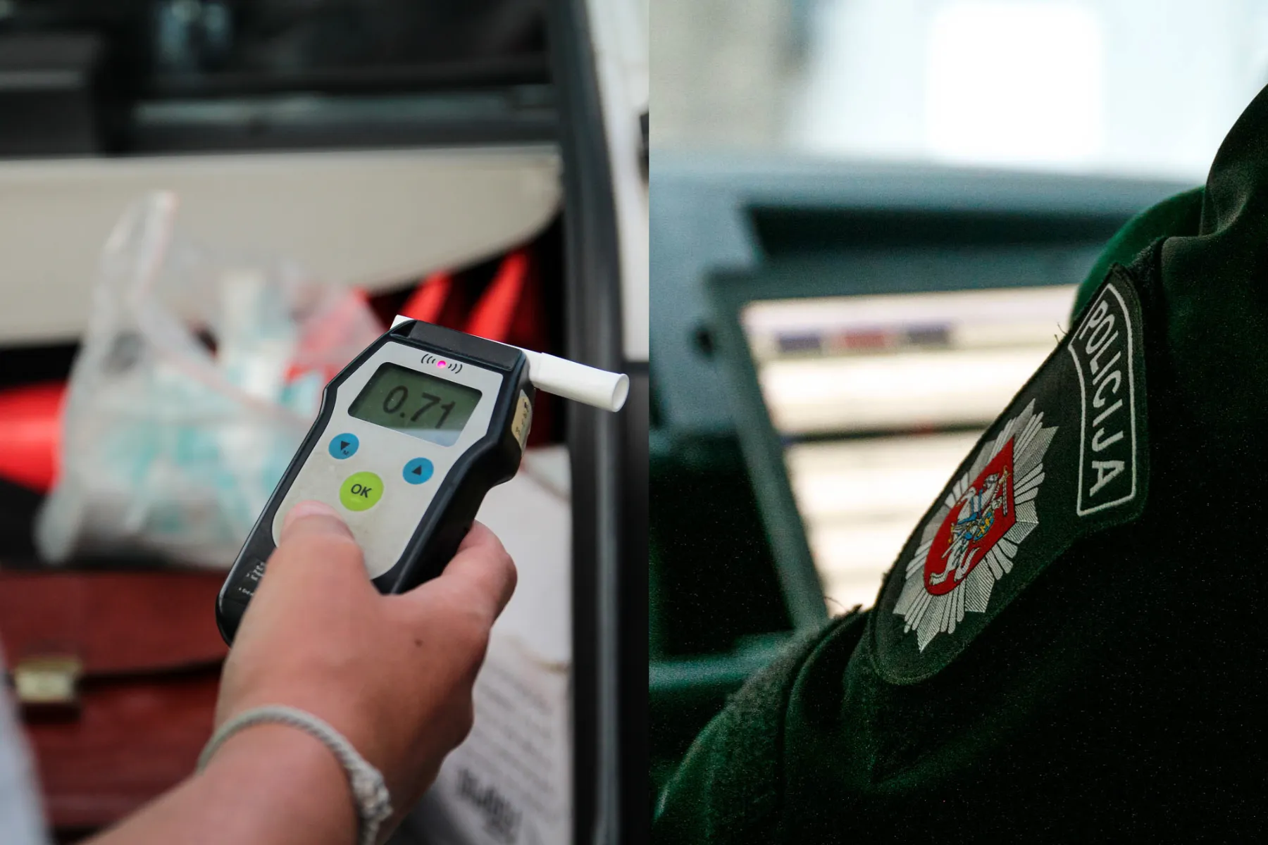 Neblaivi moteris Kaune sukėlė avariją / R. Tenio nuotr.