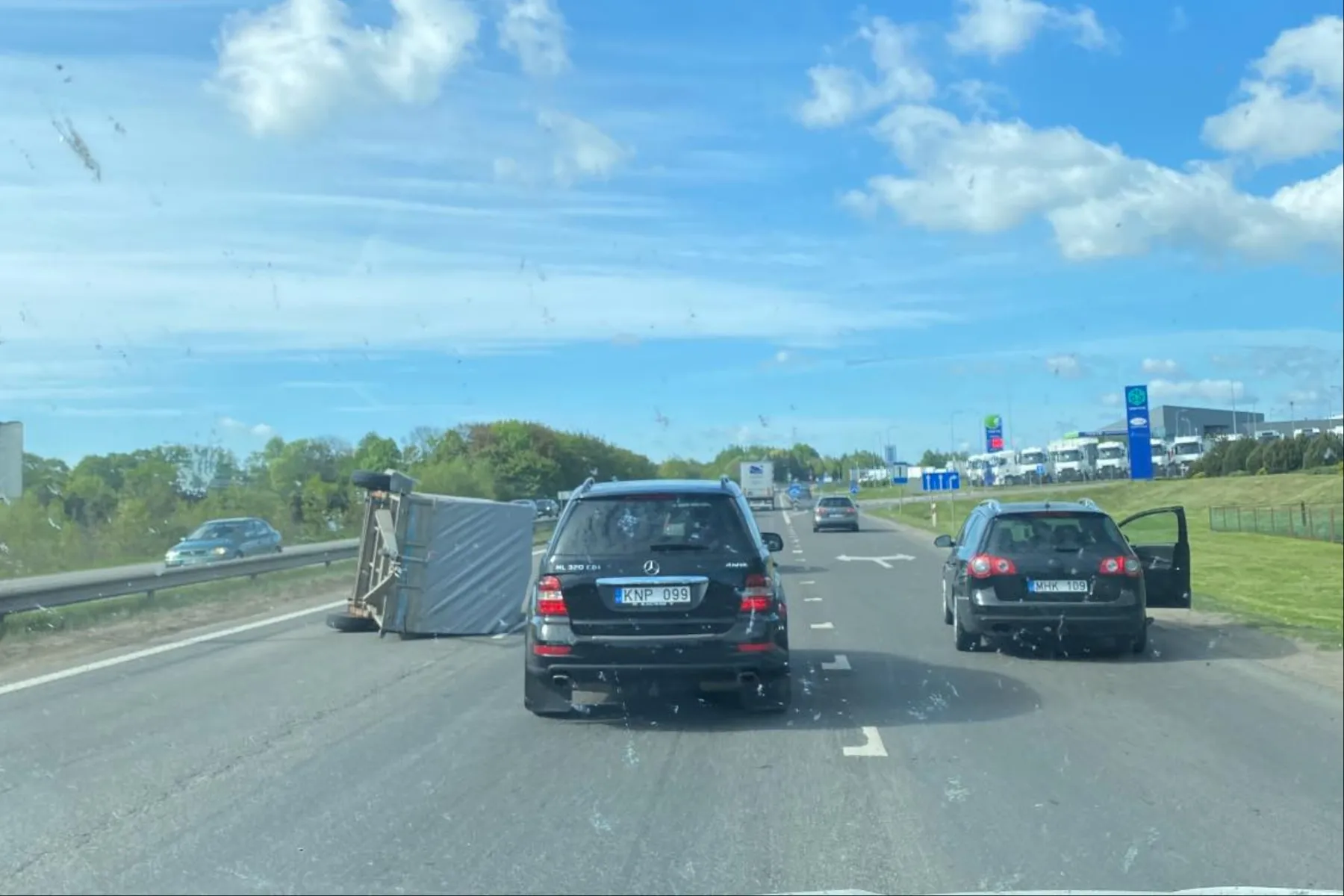 Avarija Kaune / Skaitytojų nuotr.