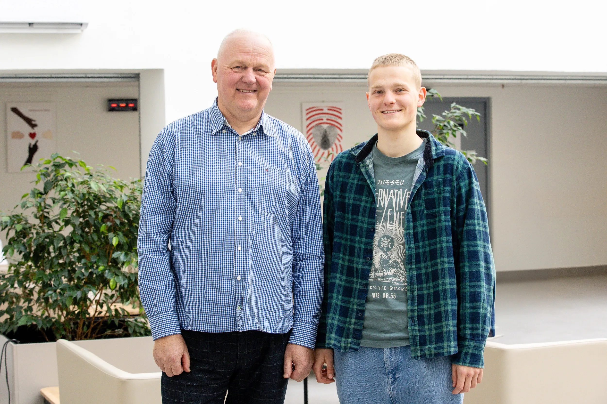 Pacientas Arūnas ir jo sūnus Matas