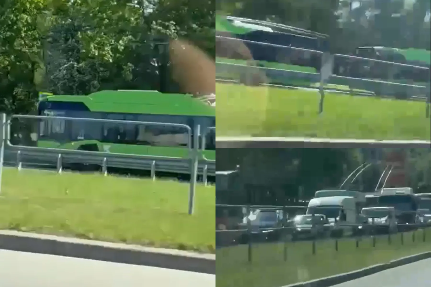 Sustoję troleibusai Kaune / Skaitytojų nuotr.