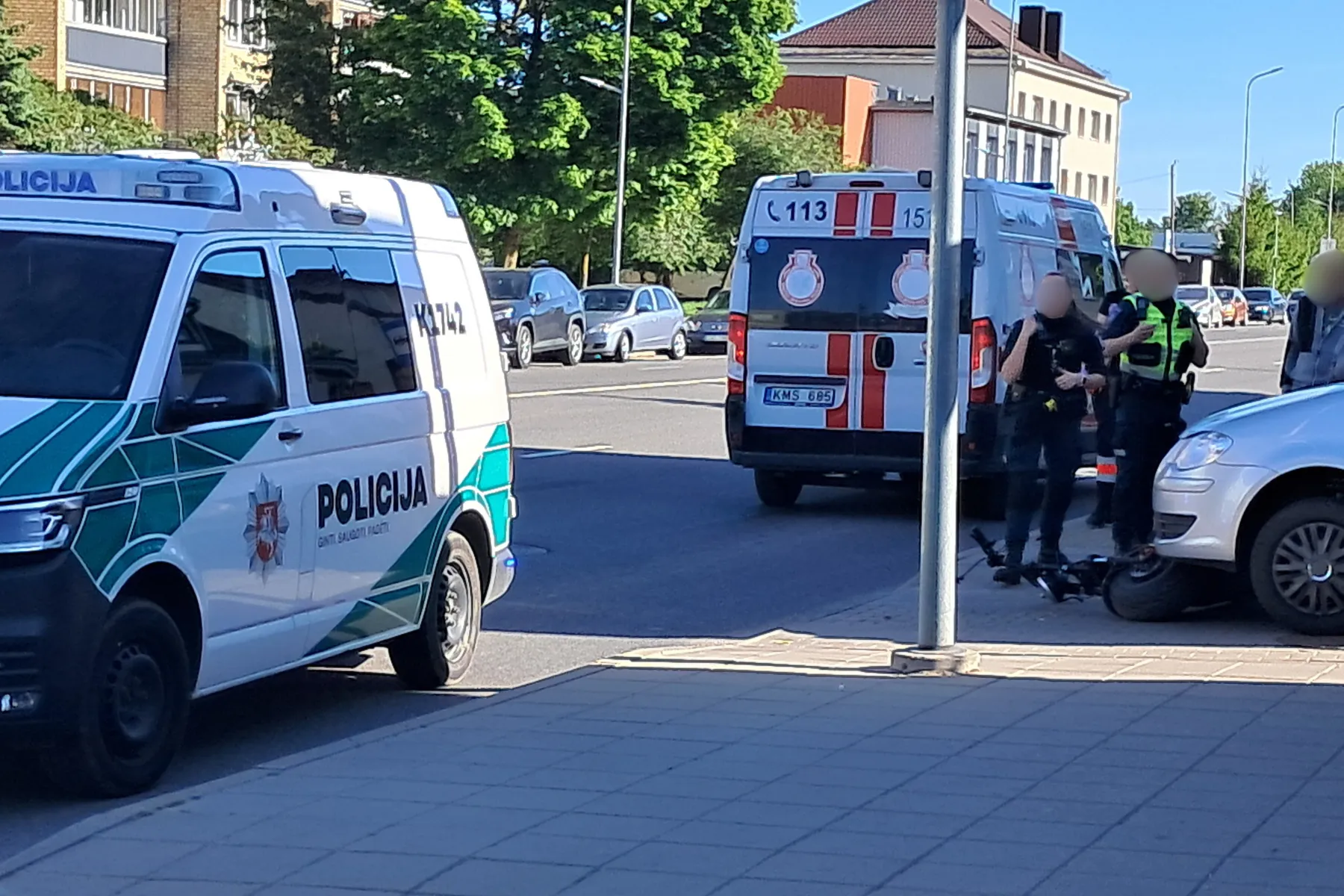 Eismo įvykis Veiverių gatvėje / skaitytojo nuotr.