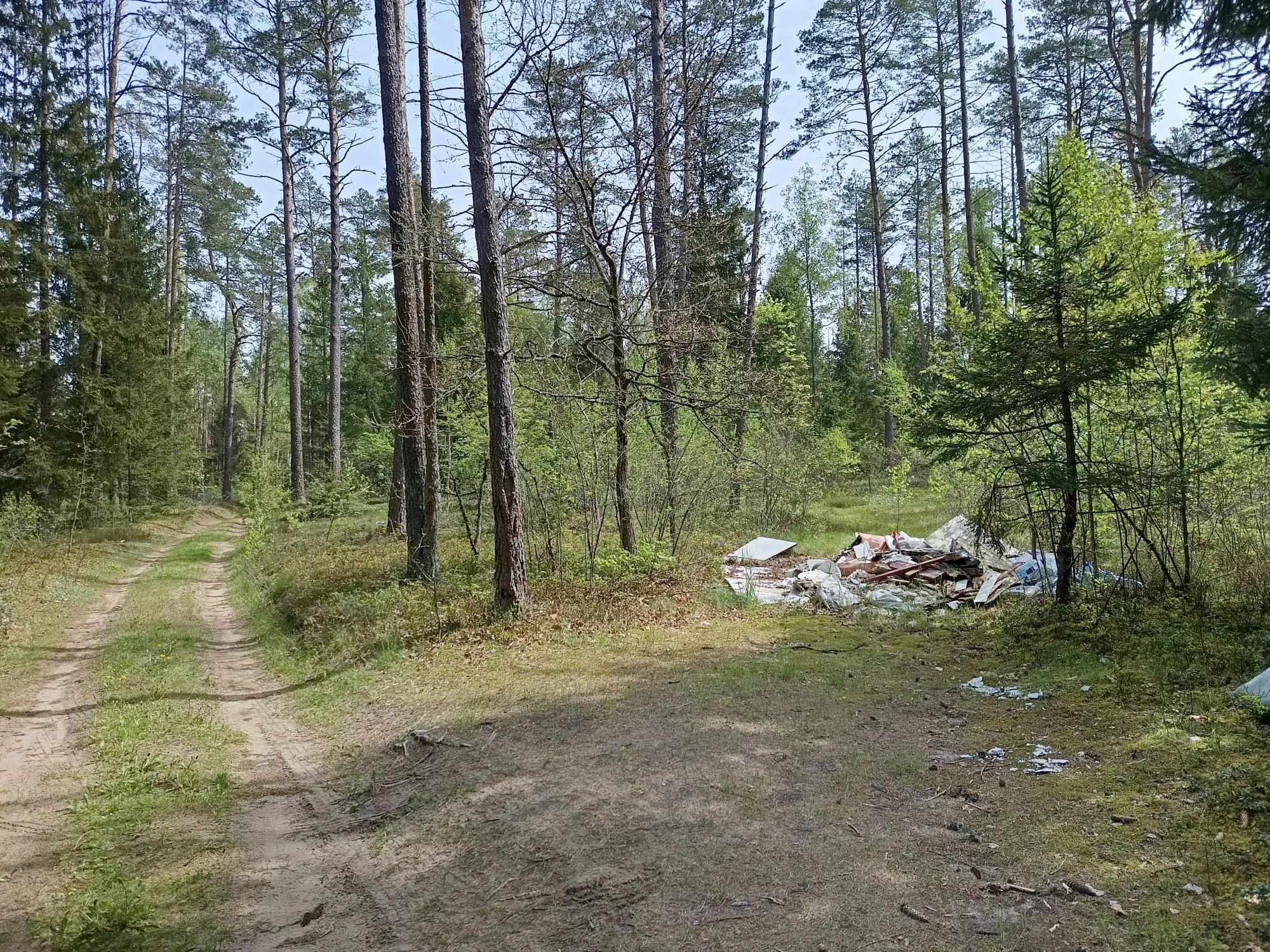 Šiukšlės miške / VMU nuotr.