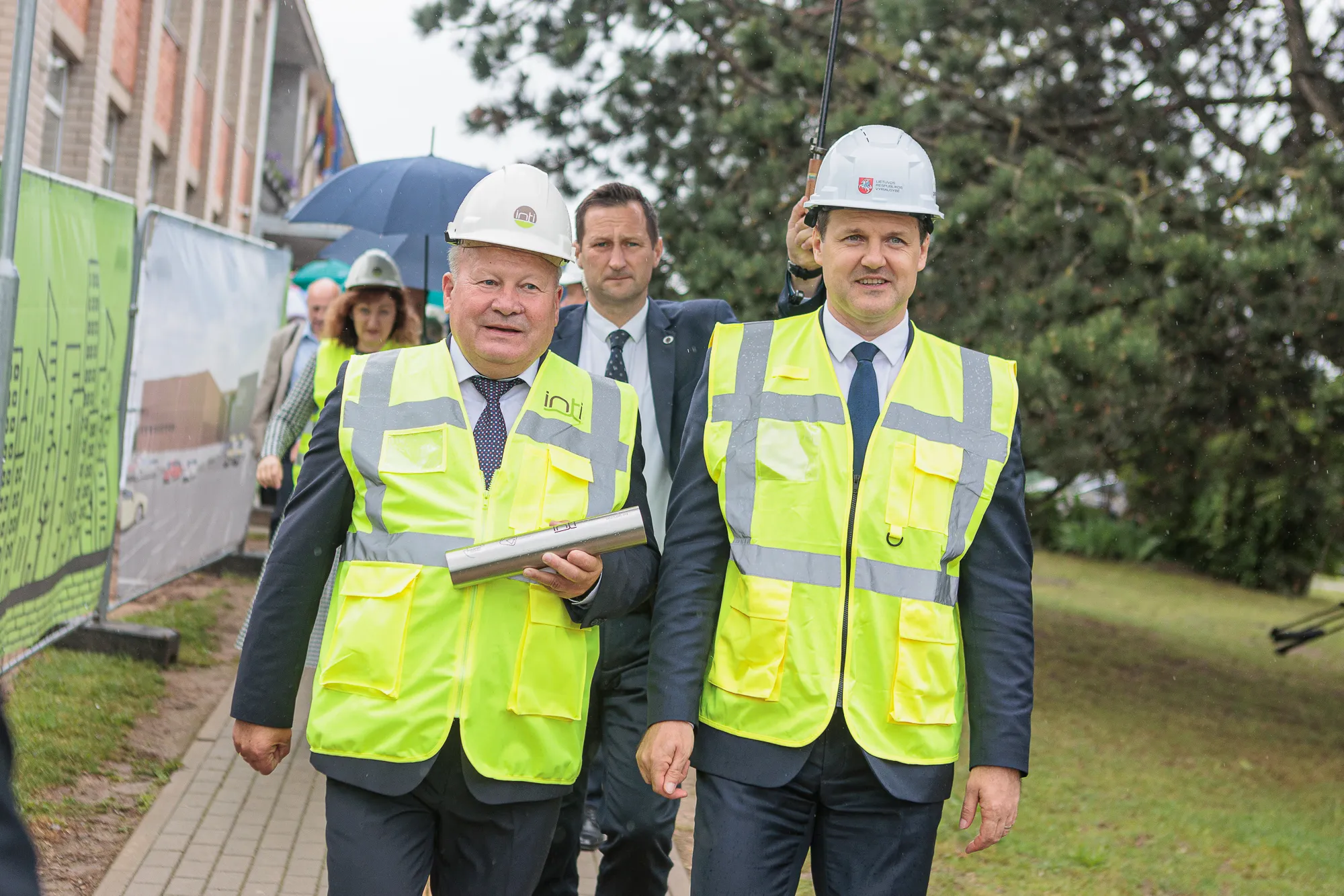 Raudondvario gimnazijos priestato statybų pradžia / R. Tenio nuotr.