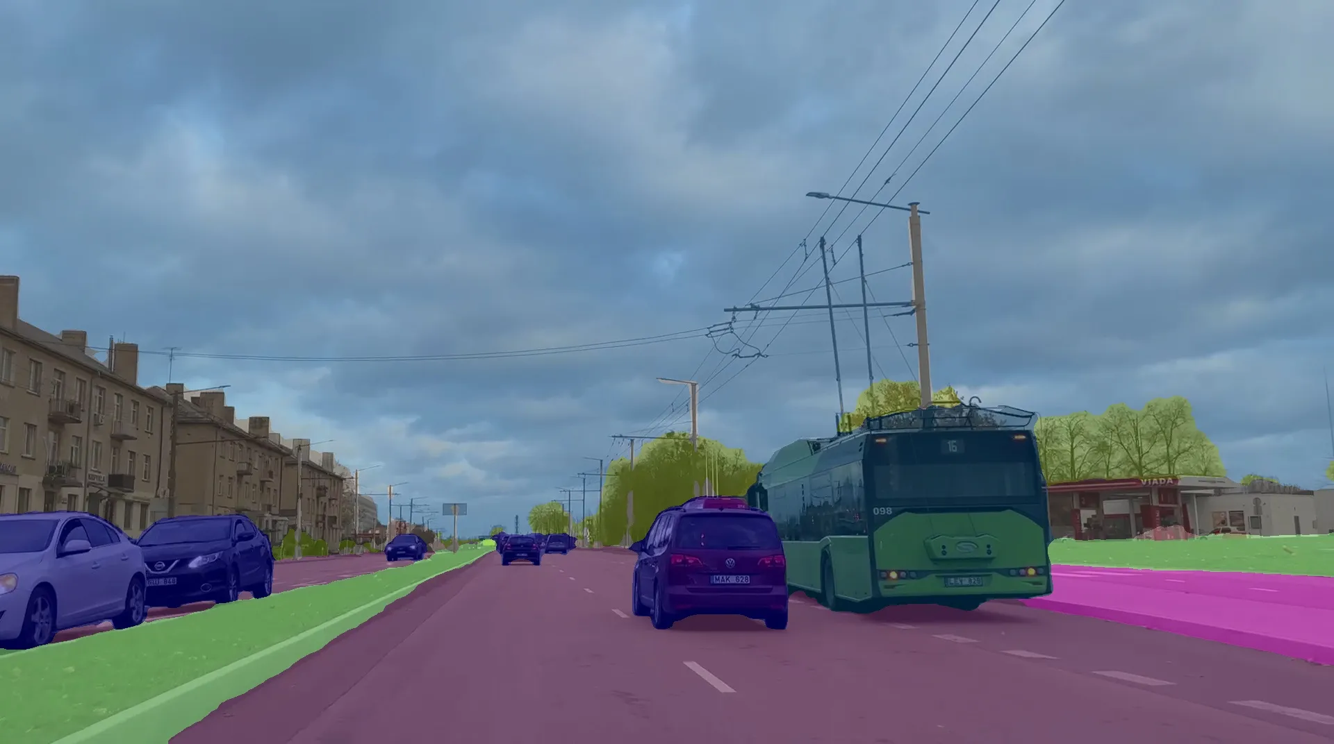 Sistemos veikimo pavyzdys Kauno gatvėse / KTU nuotr.