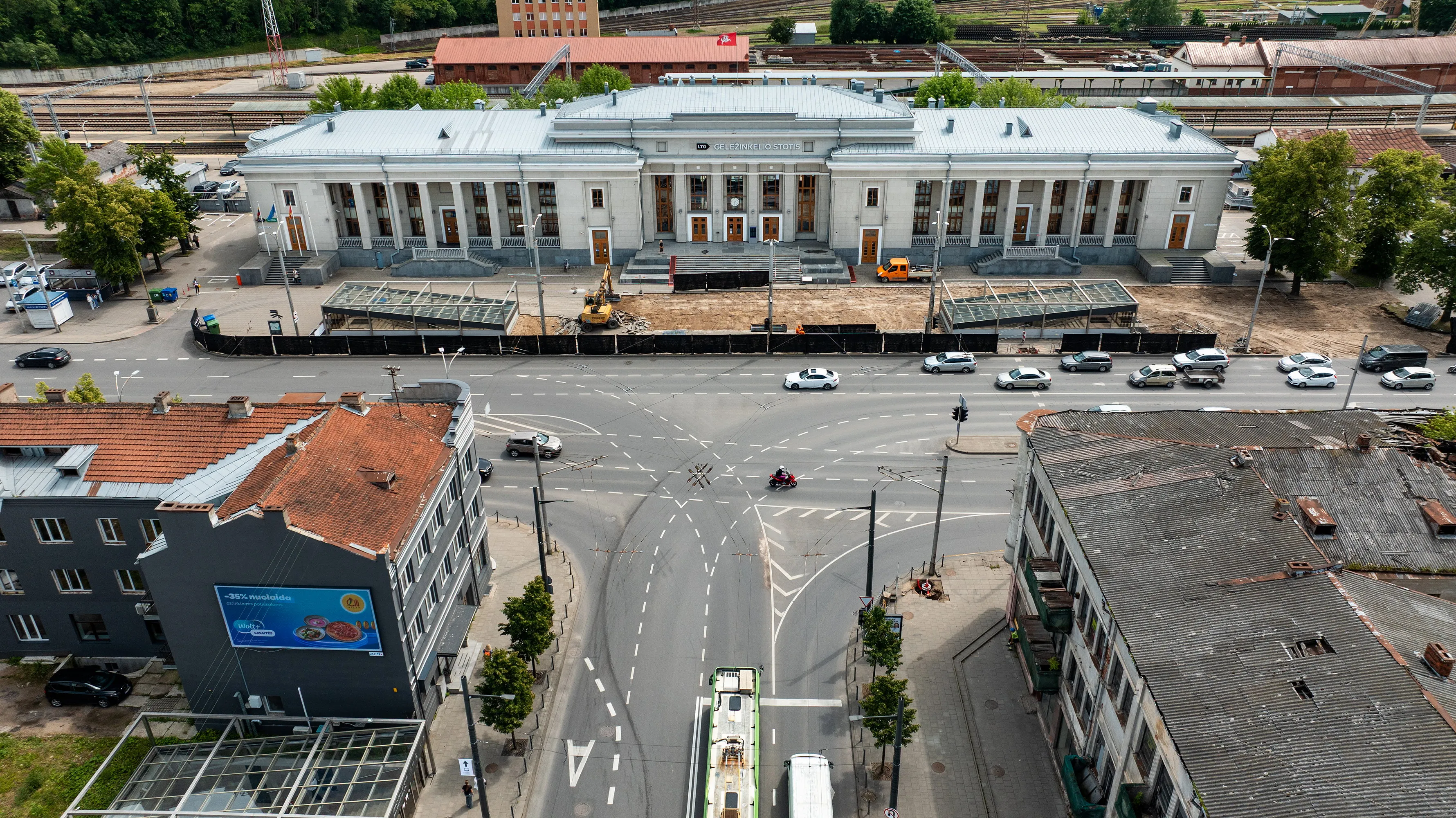 Kauno geležinkelio stotis / Kauno miesto savivaldybės nuotr.