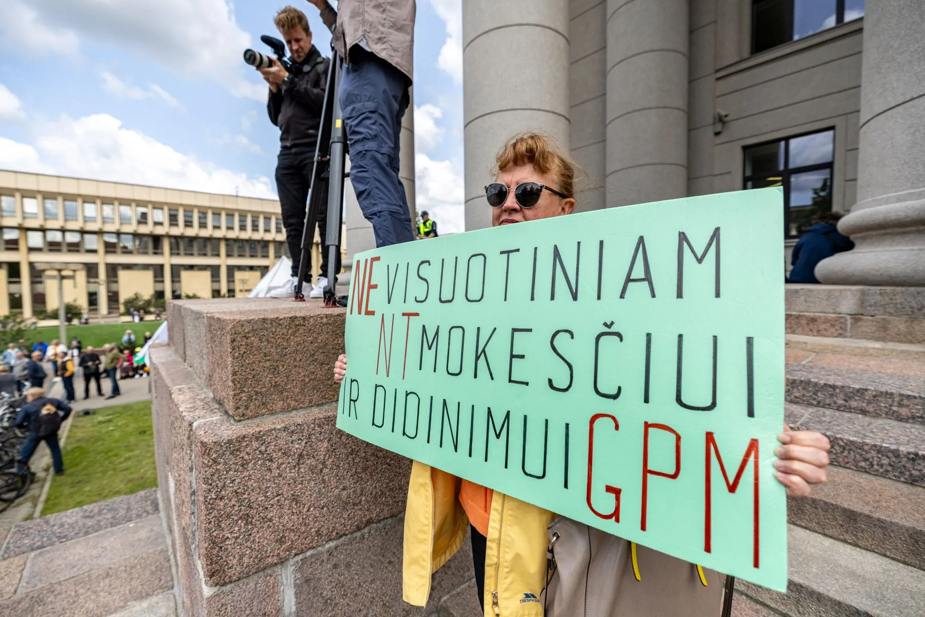 Mitingas prieš NT mokestį / J. Kalinsko, ELTOS nuotr.