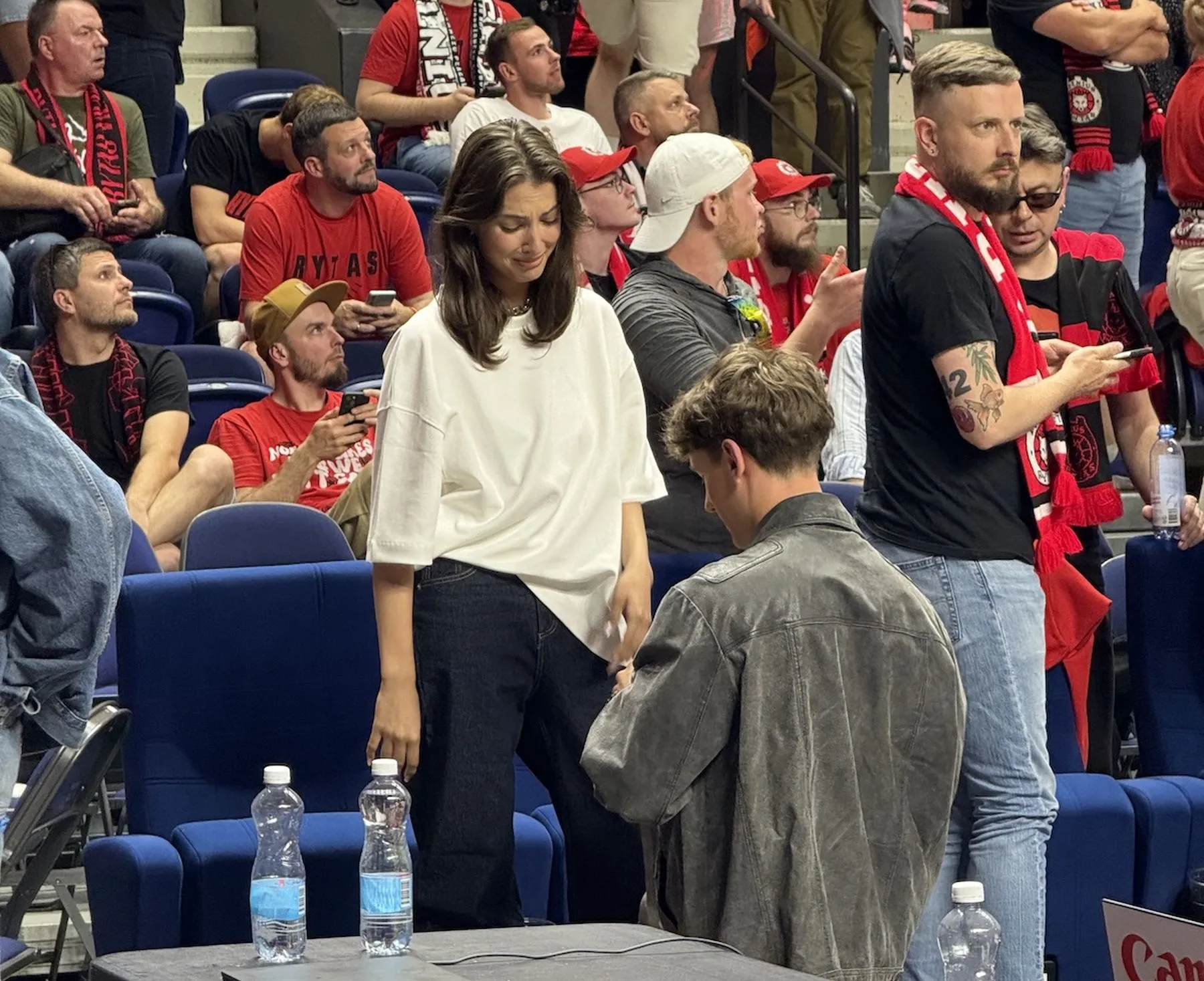 Piršlybos „Ryto“ ir „Žalgirio“ varžybų metu / Organizatorių nuotr.