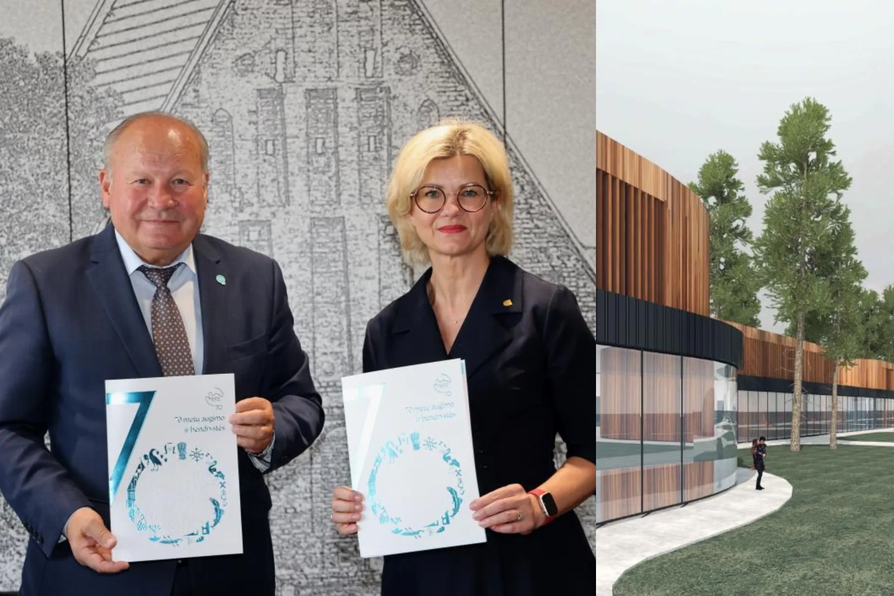 Valerijus Makūnas ir prof. dr. Dalia Žaliaduonytė