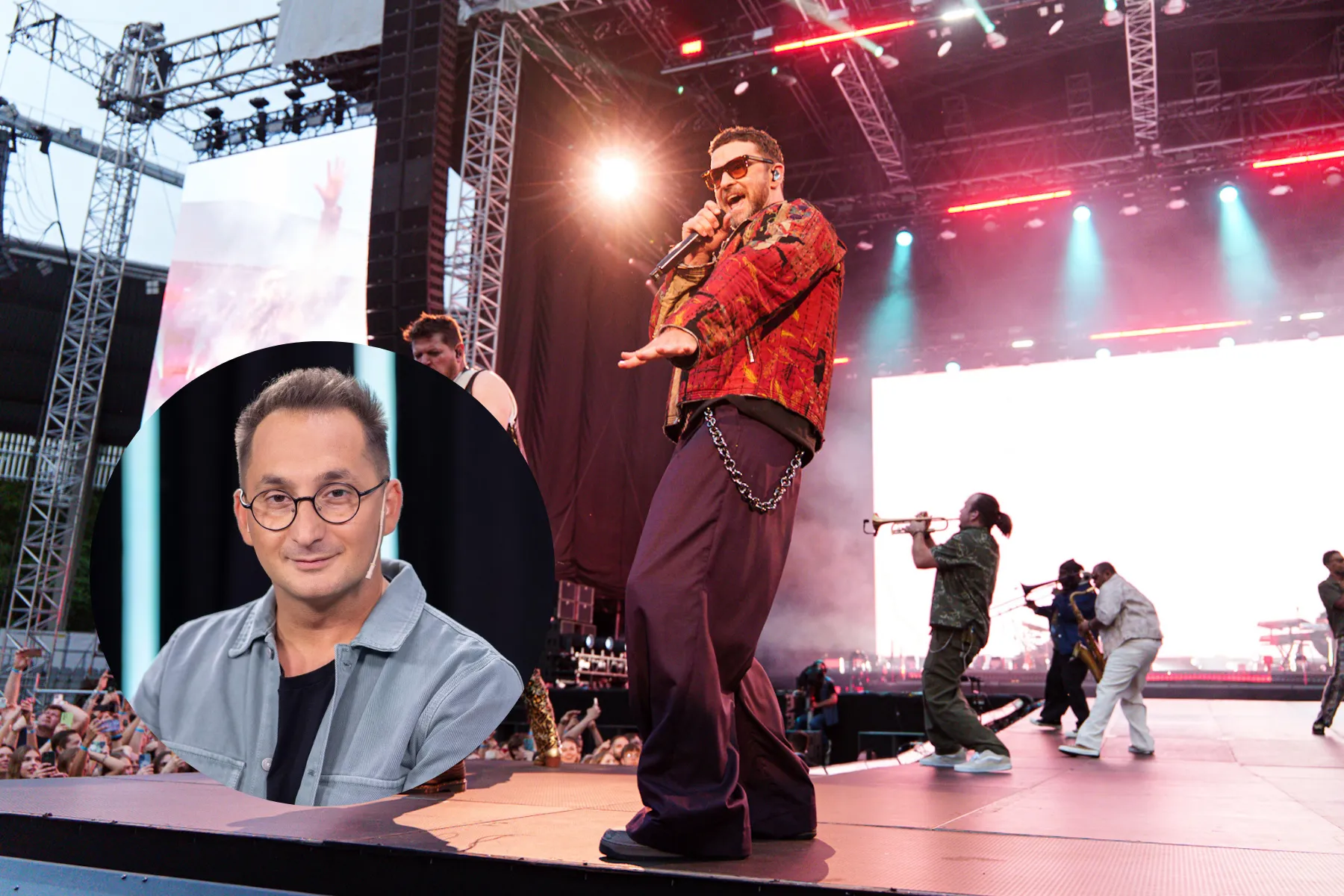 Orijus Gasanovas, Justin Timberlake koncertas