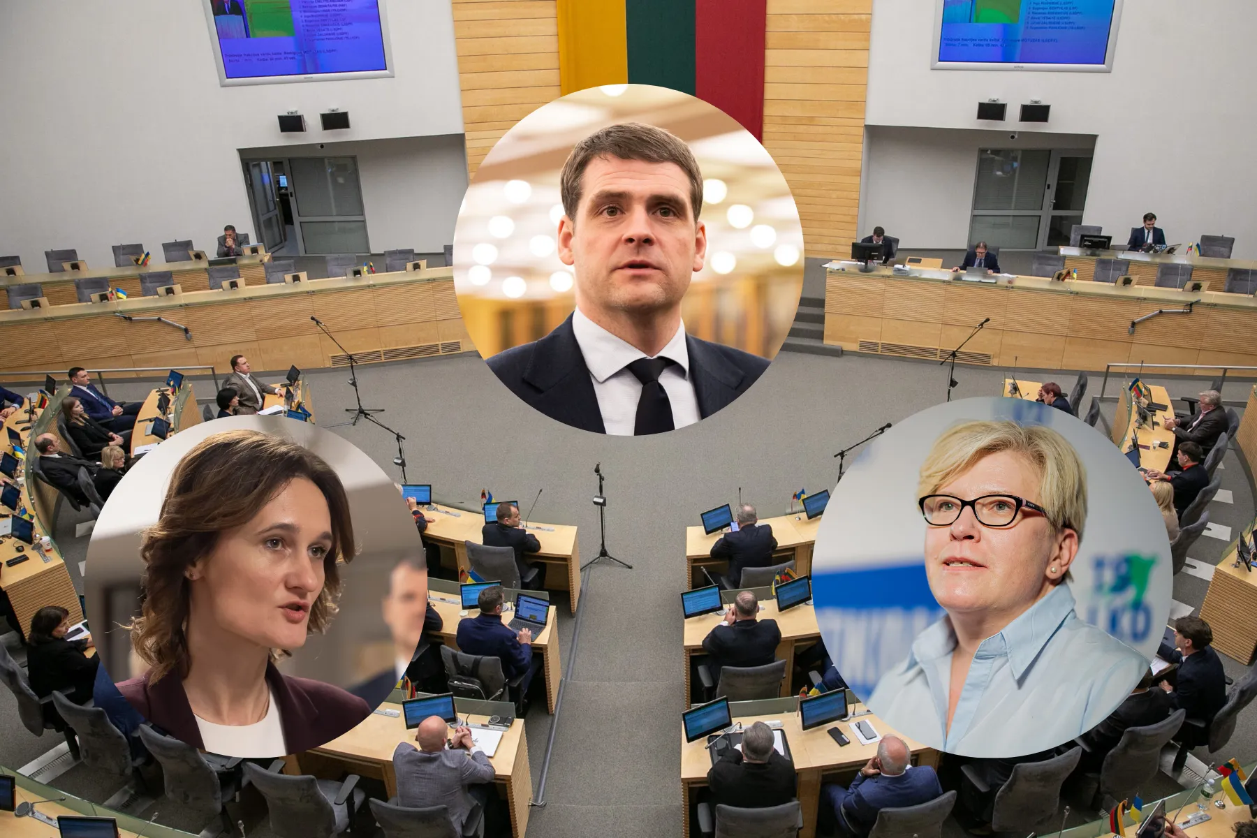 Po balsavimo Seimo salėje skambėjo „suskis“, „debilai“