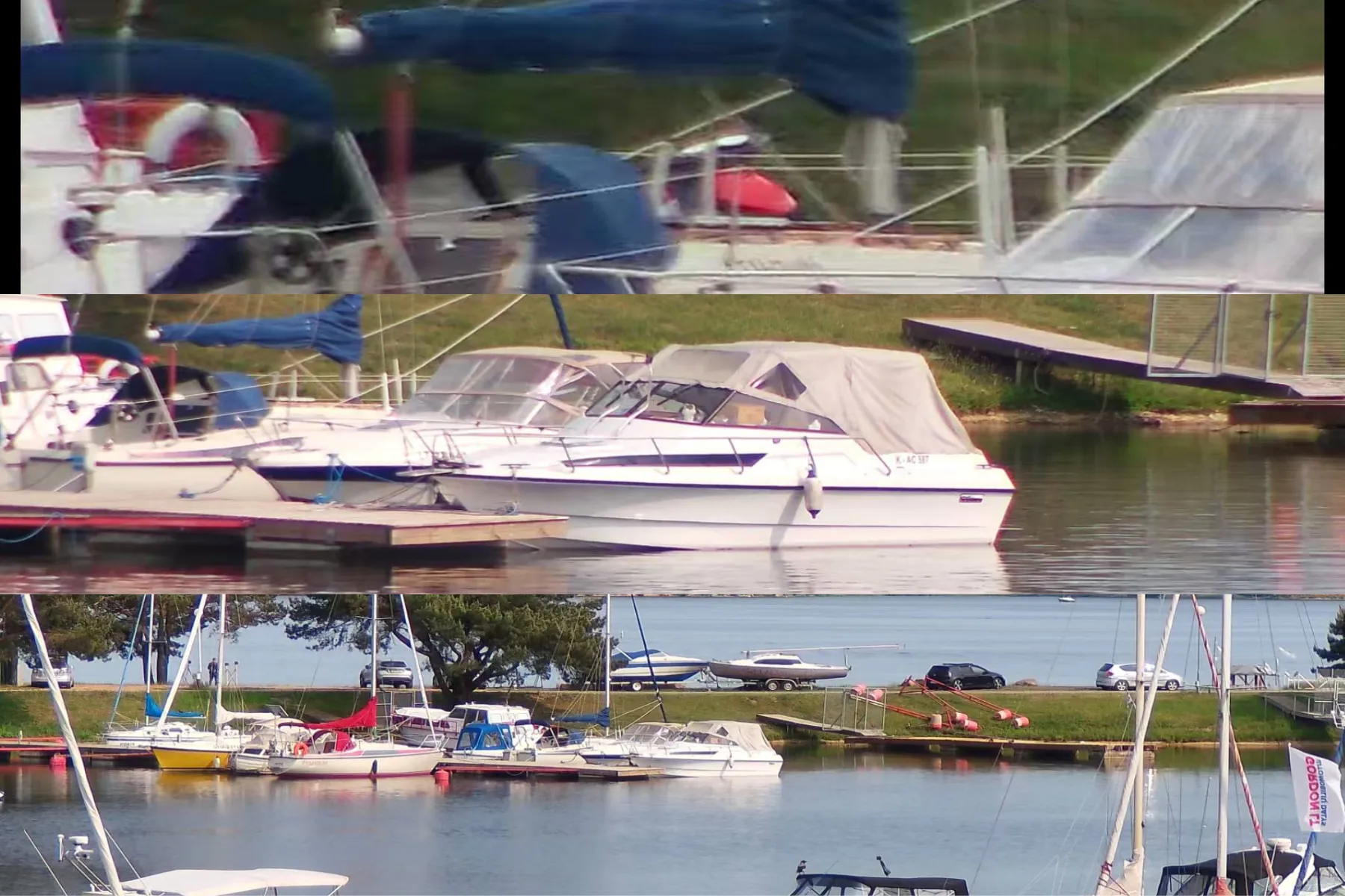 Kauno jachtklube pavogtas vandens motociklas / „Facebook“ grupės nuotr.