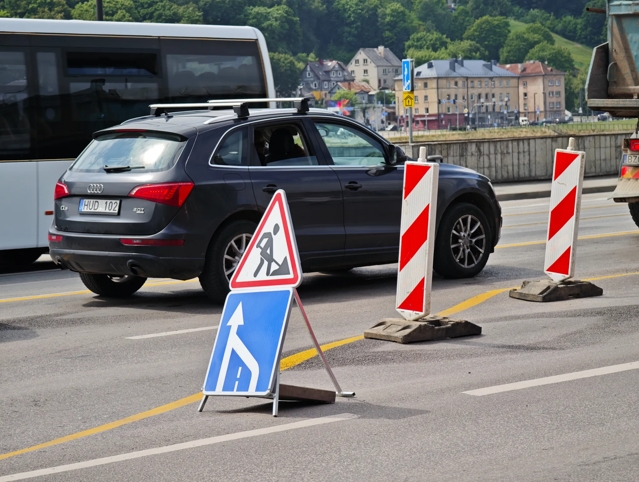 Remonto darbai Birštono gatvės sankryžoje