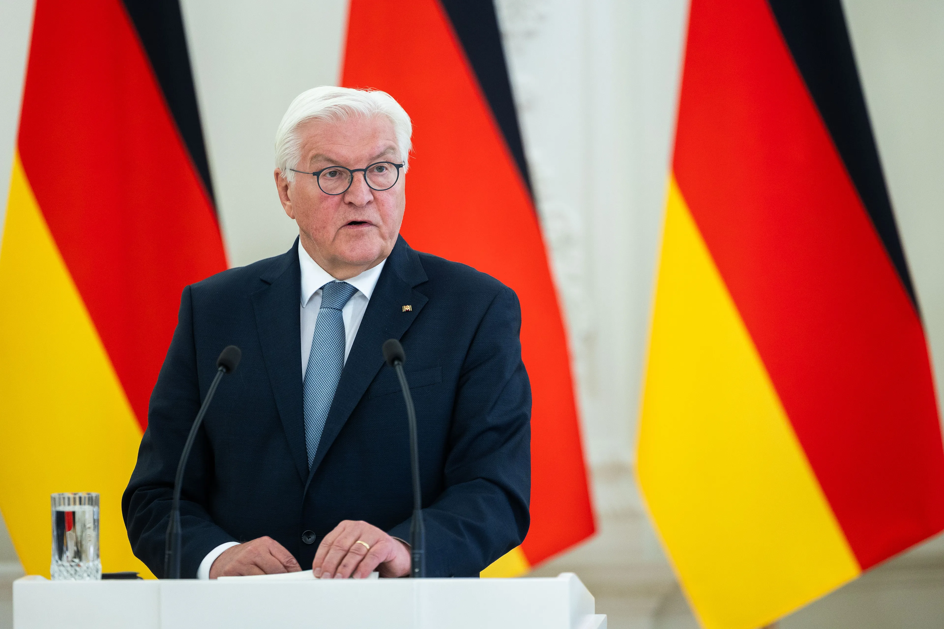 Vokietijos prezidentas Frankas Walteris Steinmeieris / R. Riabovo / BNS nuotr.