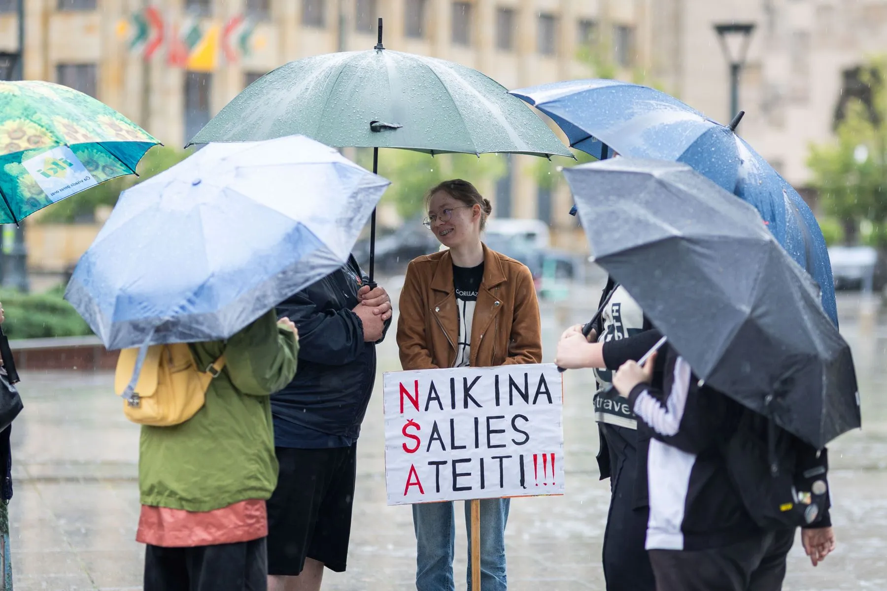 Abiturientų protestas / BNS, R. Riabovo nuotr.
