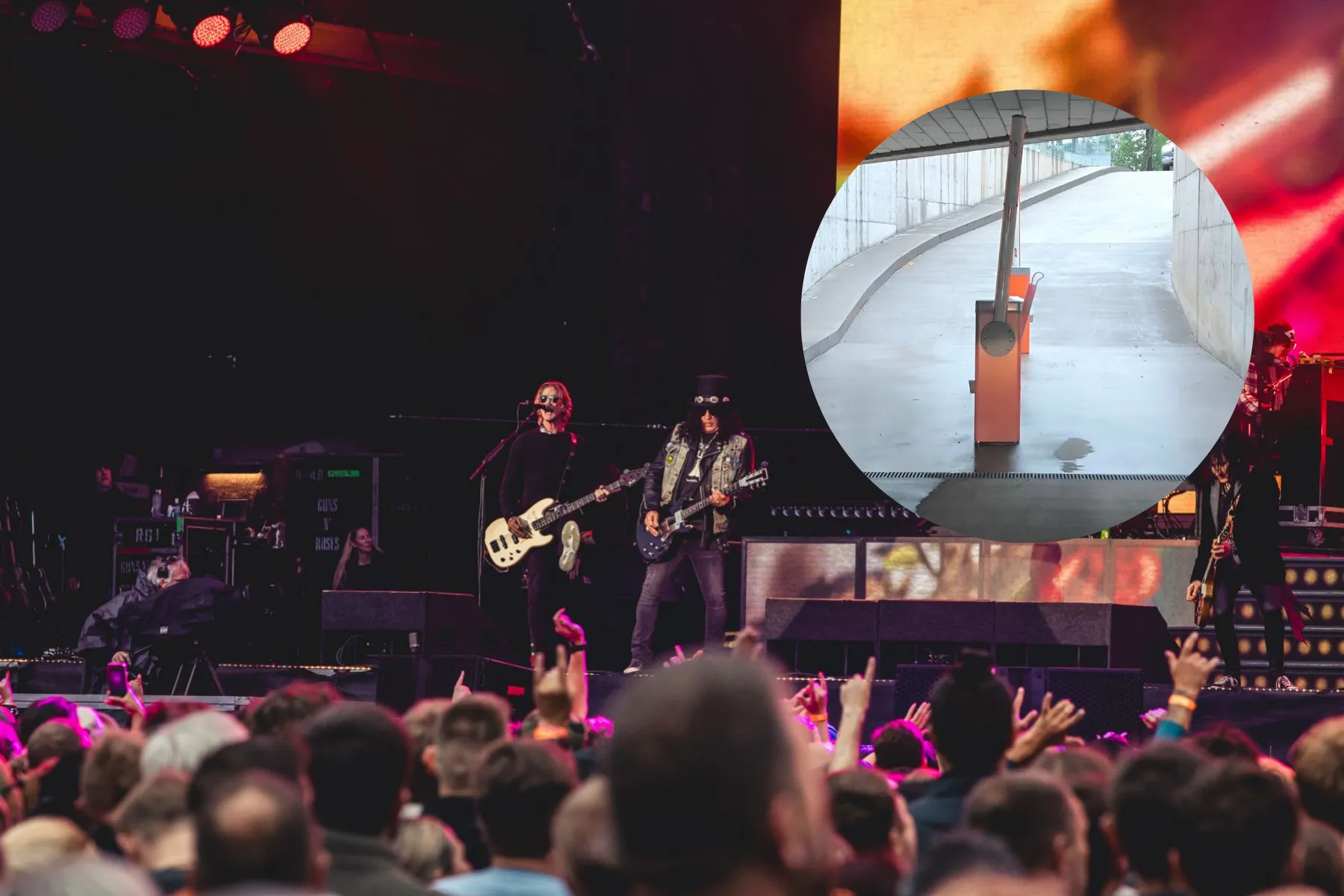 „Guns N' Roses“ koncertas / Organizatorių ir J. Dumšos soc. tinklo nutr. / „Kas vyksta Kaune“ montažas