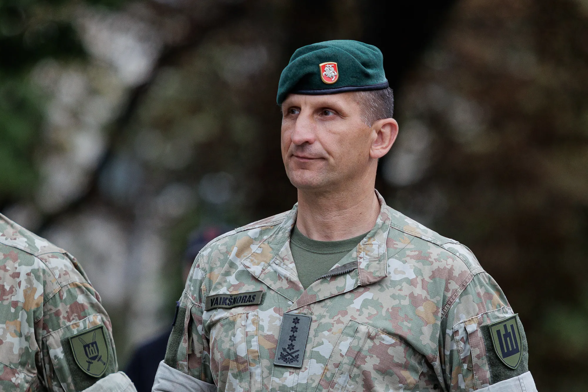 Raimundas Vaikšnoras, Lietuvos kariuomenės Sausumos pajėgų vadų pasikeitimo ceremonija Vienybės aikštėje / R. Tenio nuotr.