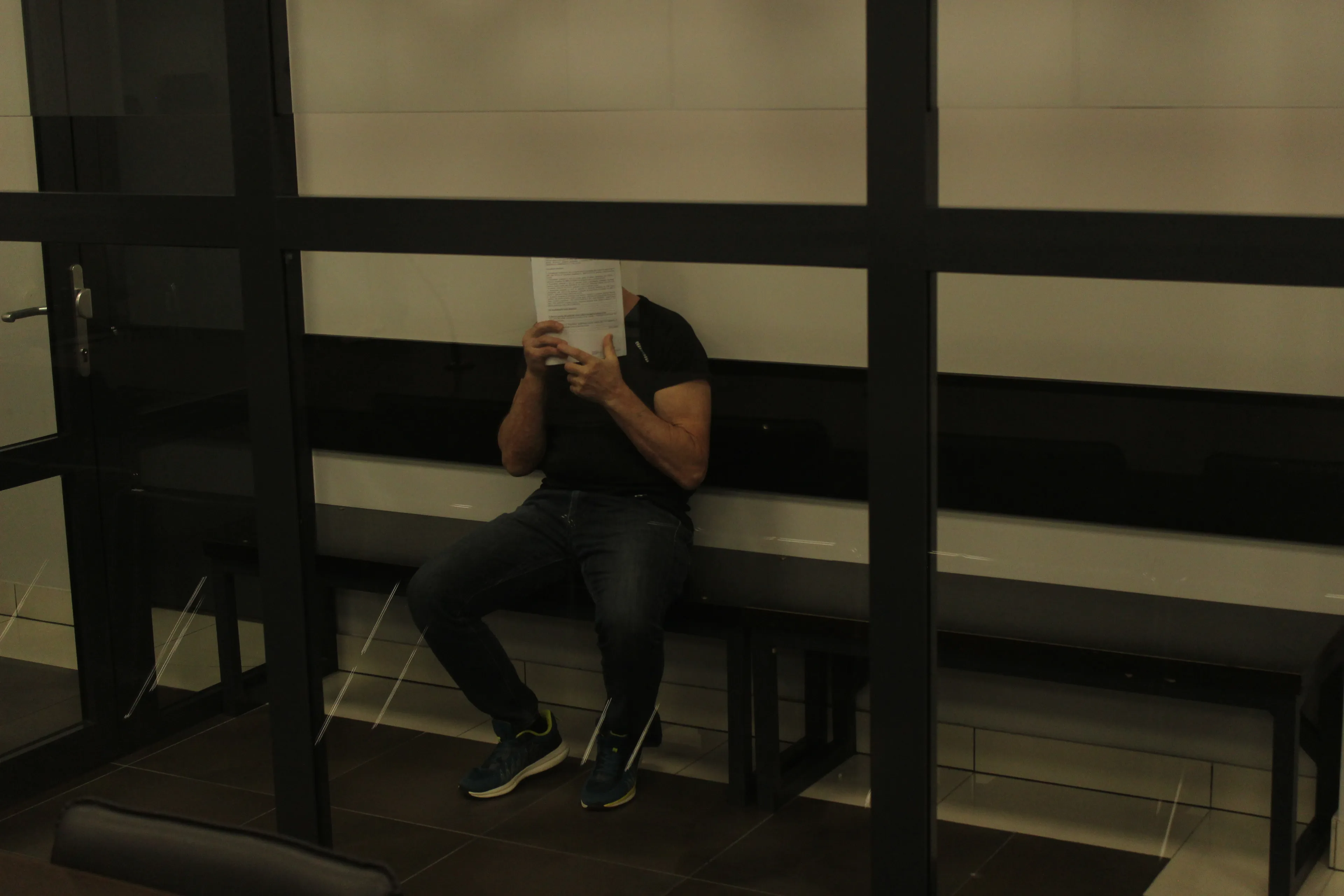 Vigintas Arbačauskas Kauno apygardos teisme (A. Znamerovskio nuotr.)