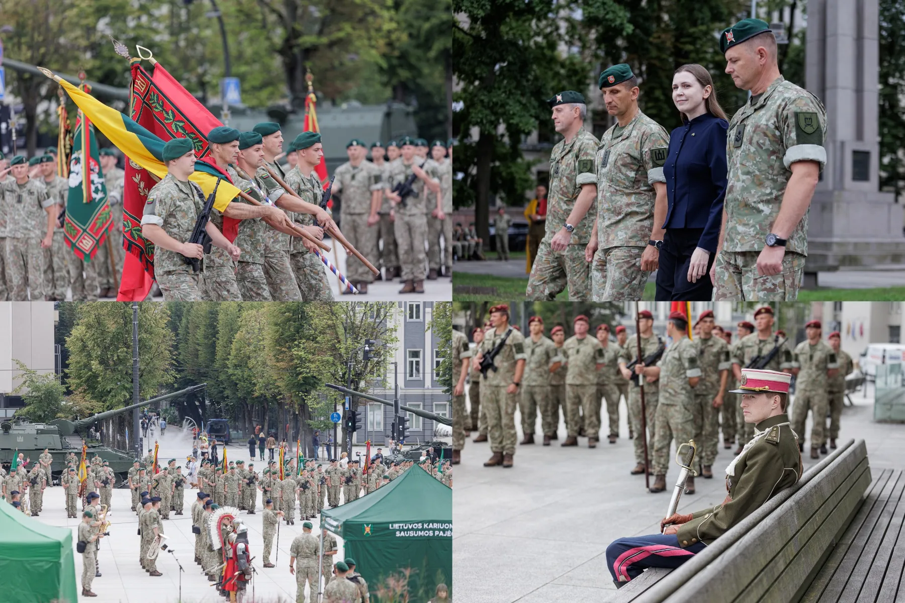 Lietuvos kariuomenės Sausumos pajėgų vadų pasikeitimo ceremonija Vienybės aikštėje / R. Tenio nuotr.