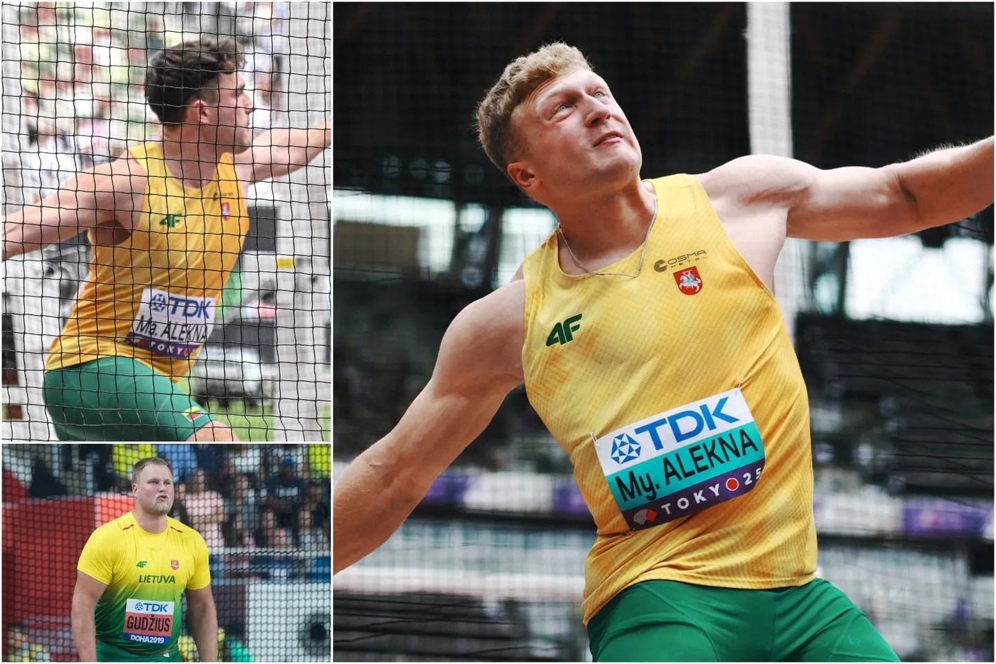 Į pasaulio čempionato finalą pateko visi trys lietuviai / Lrytas koliažas