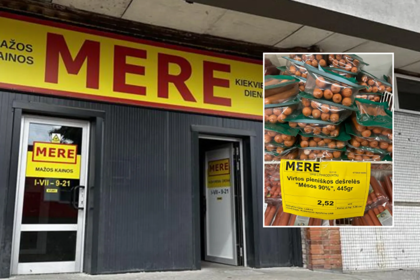 „Mere“ parduotuvė