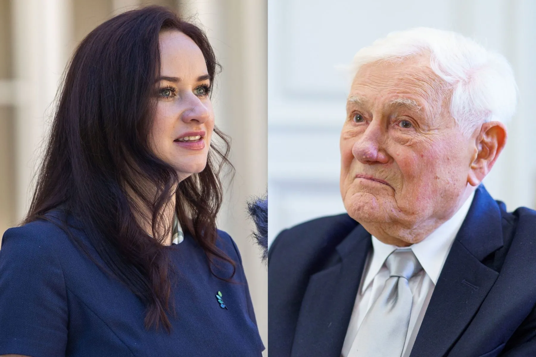 Inga Ruginienė ir Valdas Adamkus / BNS ir R. Tenio nuotr.