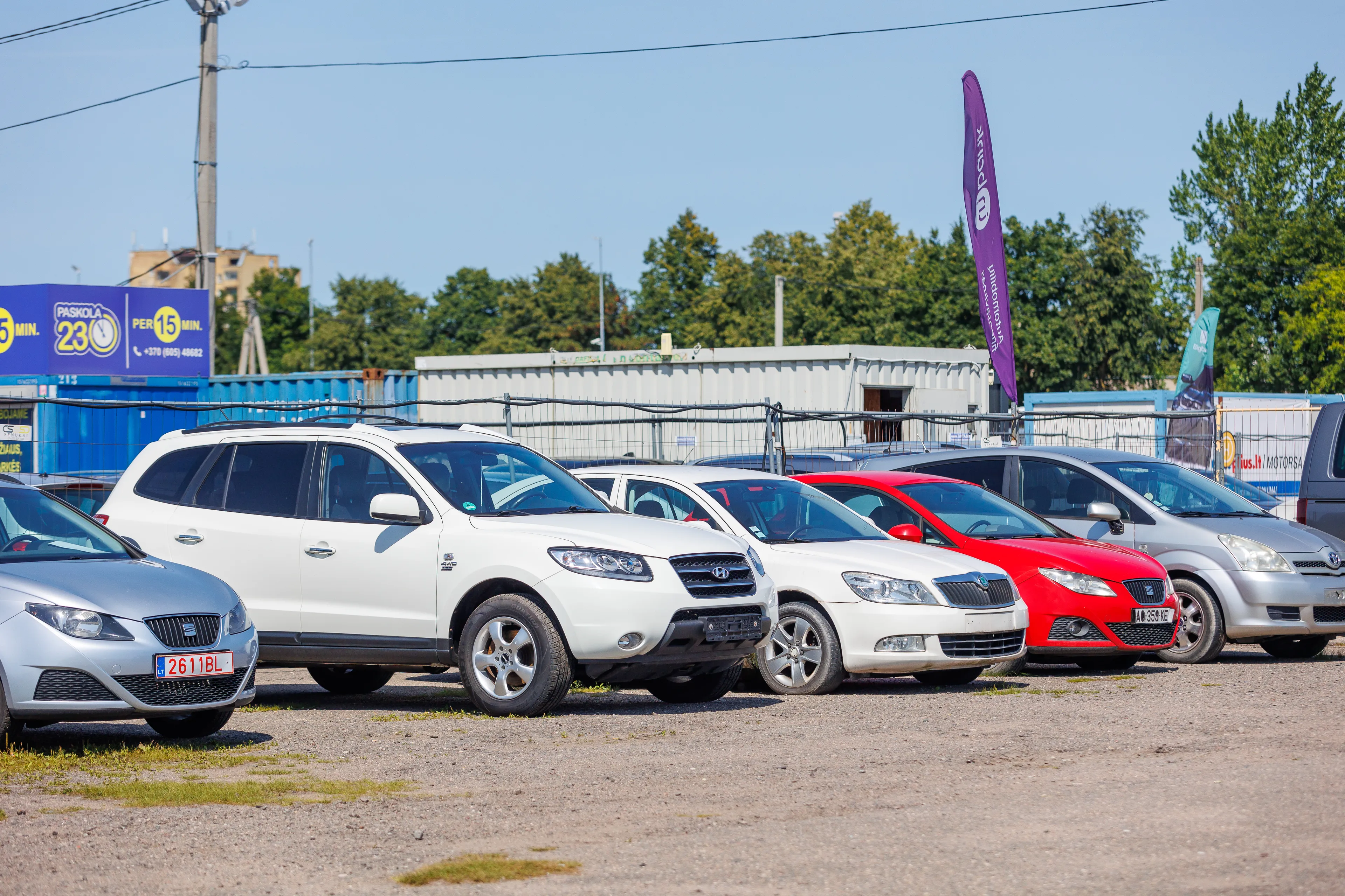 Naudoti automobiliai, E. Ovčarenko/BNS nuotr.