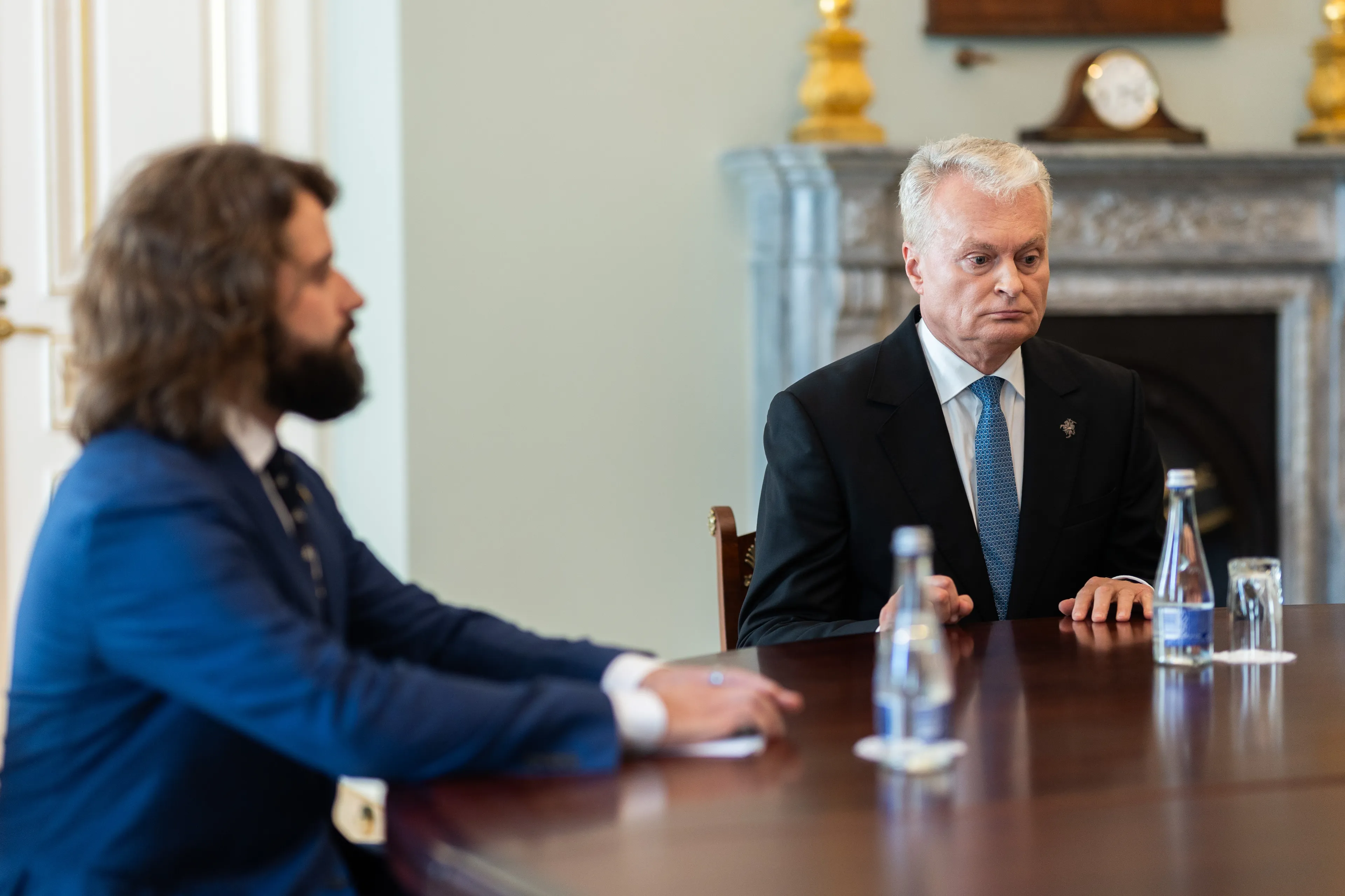 Gitanas Nausėda, Povilas Poderskis