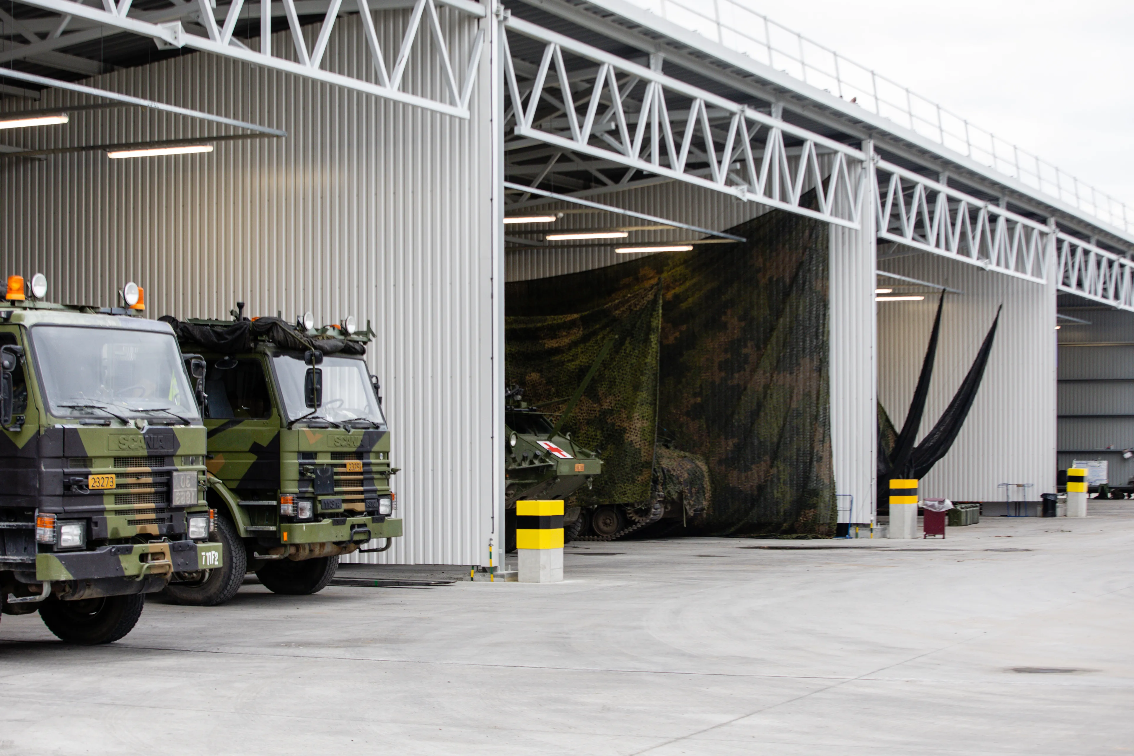 Rukloje atidaryta paramos aikštelė Vokietijos brigadai / T. Biliūno / BNS nuotr.