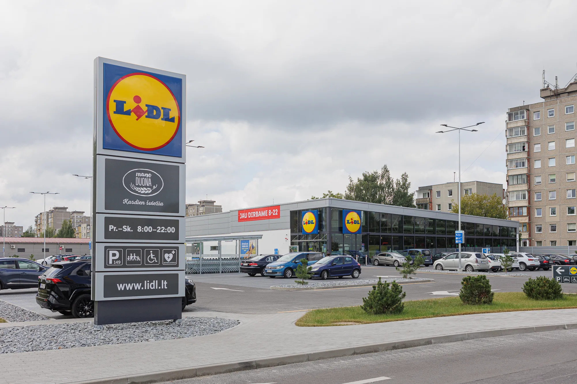 LIDL prekybos centras Baltijos gatvėje / R. Tenio nuotr.