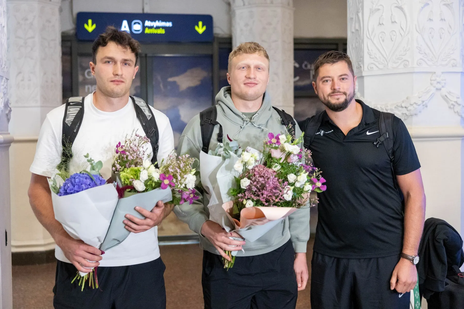 Martynas Alekna, Mykolas Alekna, Mantas Jusis / J. Kalinsko (ELTA) nuotr.