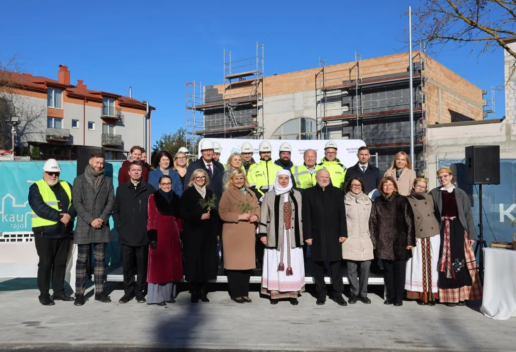 Domeikavoje baigtas pirmasis pradinės mokyklos statybų etapas / KRS nuotr.