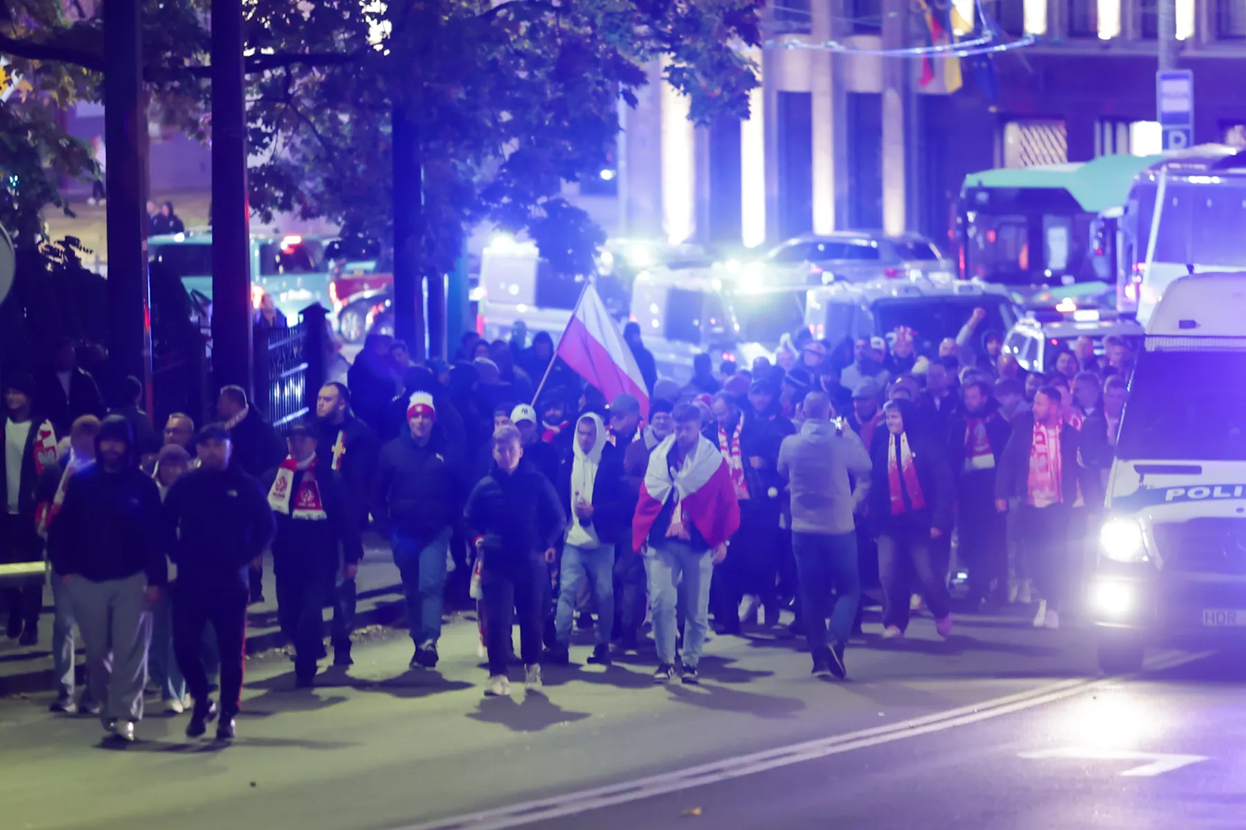 Lenkijos futbolo sirgaliai / R. Tenio nuotr.