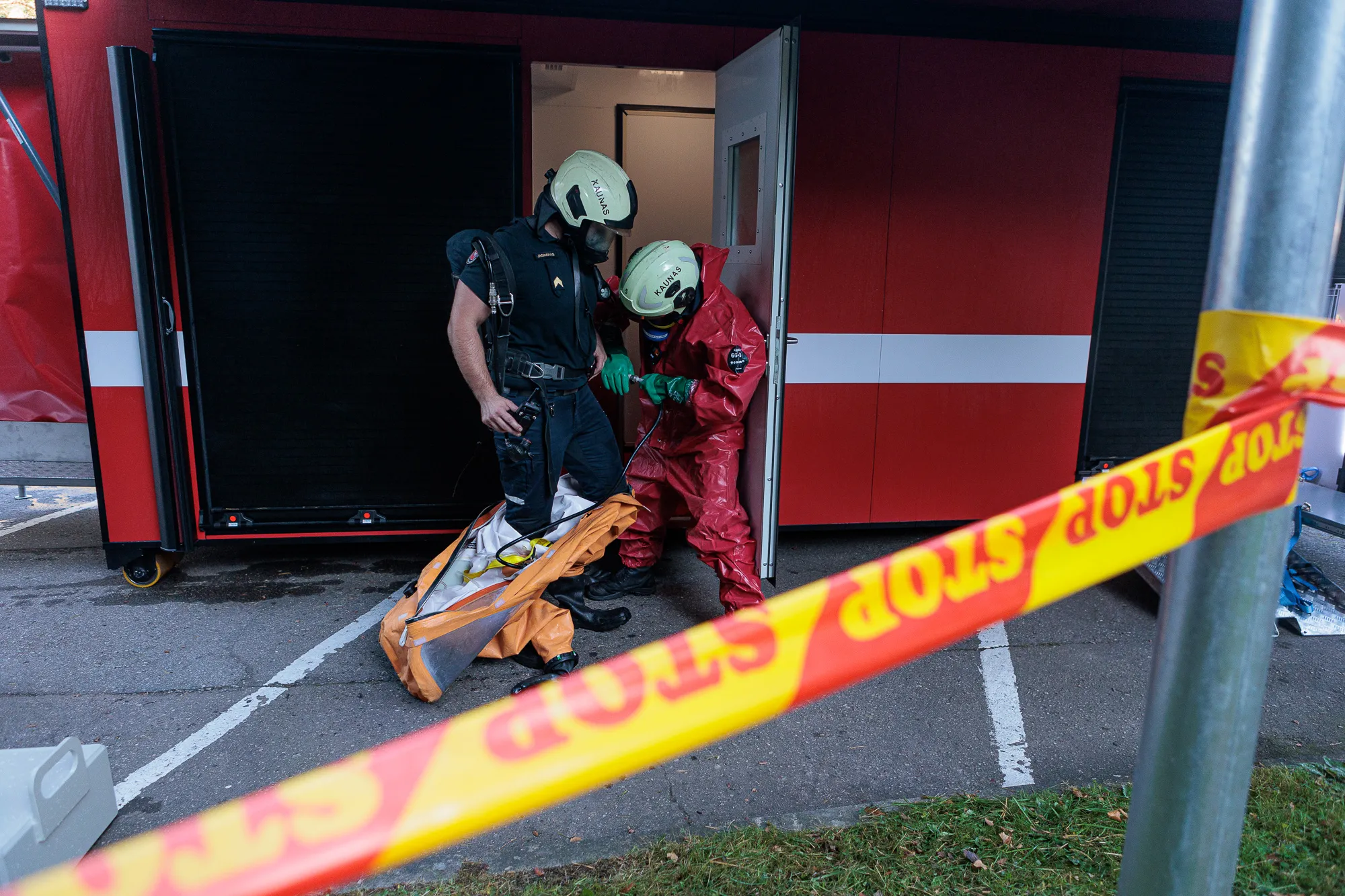 „Vyčio skliautas 2025“ pratybos Kauno klinikose / R. Tenio nuotr.