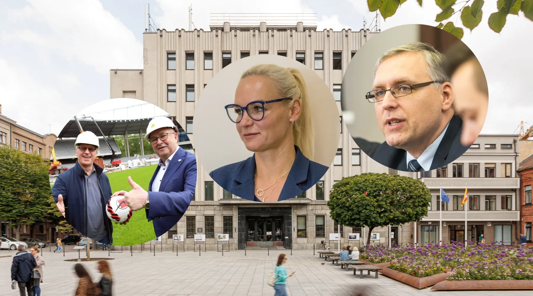 Kauno miesto savivaldybė, buvę administracijos darbuotojai/ „Kas vyksta Kaune“ fotomontažas