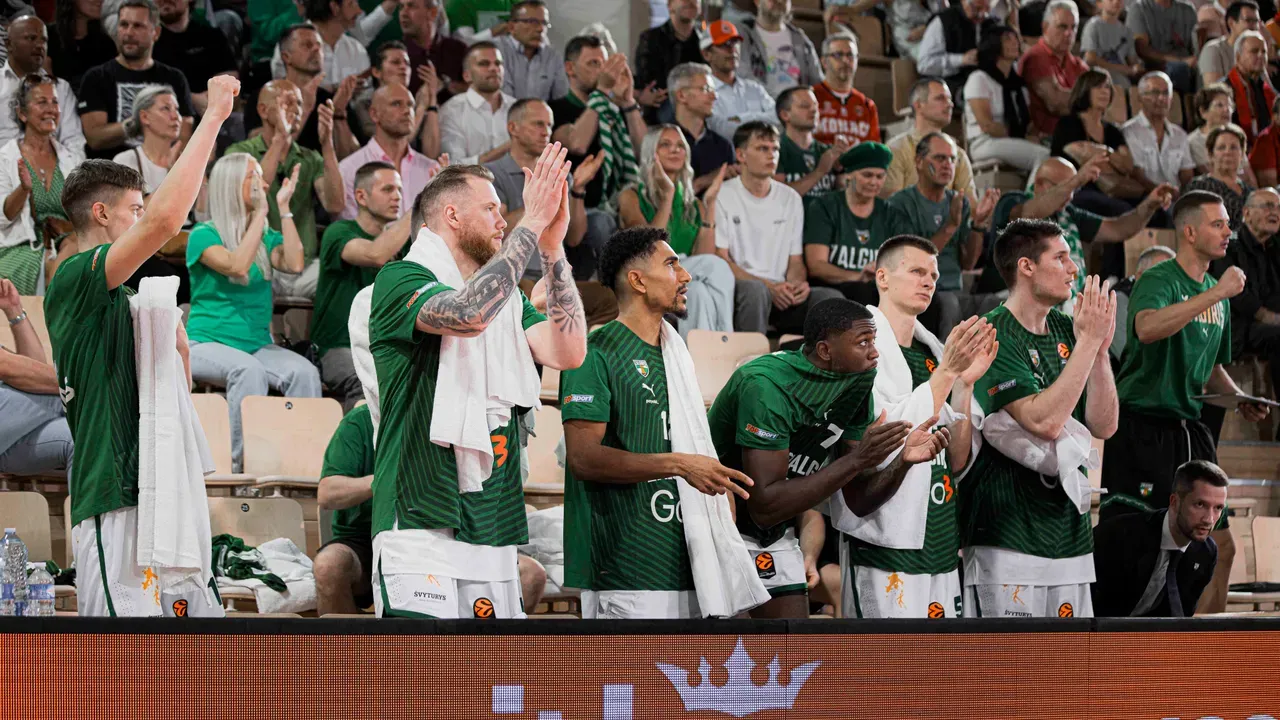 Žalgiriečiai išvykoje nugalėjo Eurolygos vicečempionus