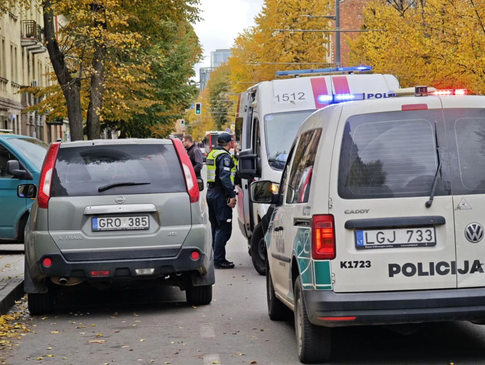 Kauno cente kliudytas paspirtukininkas / Kas vyksta nuotr.