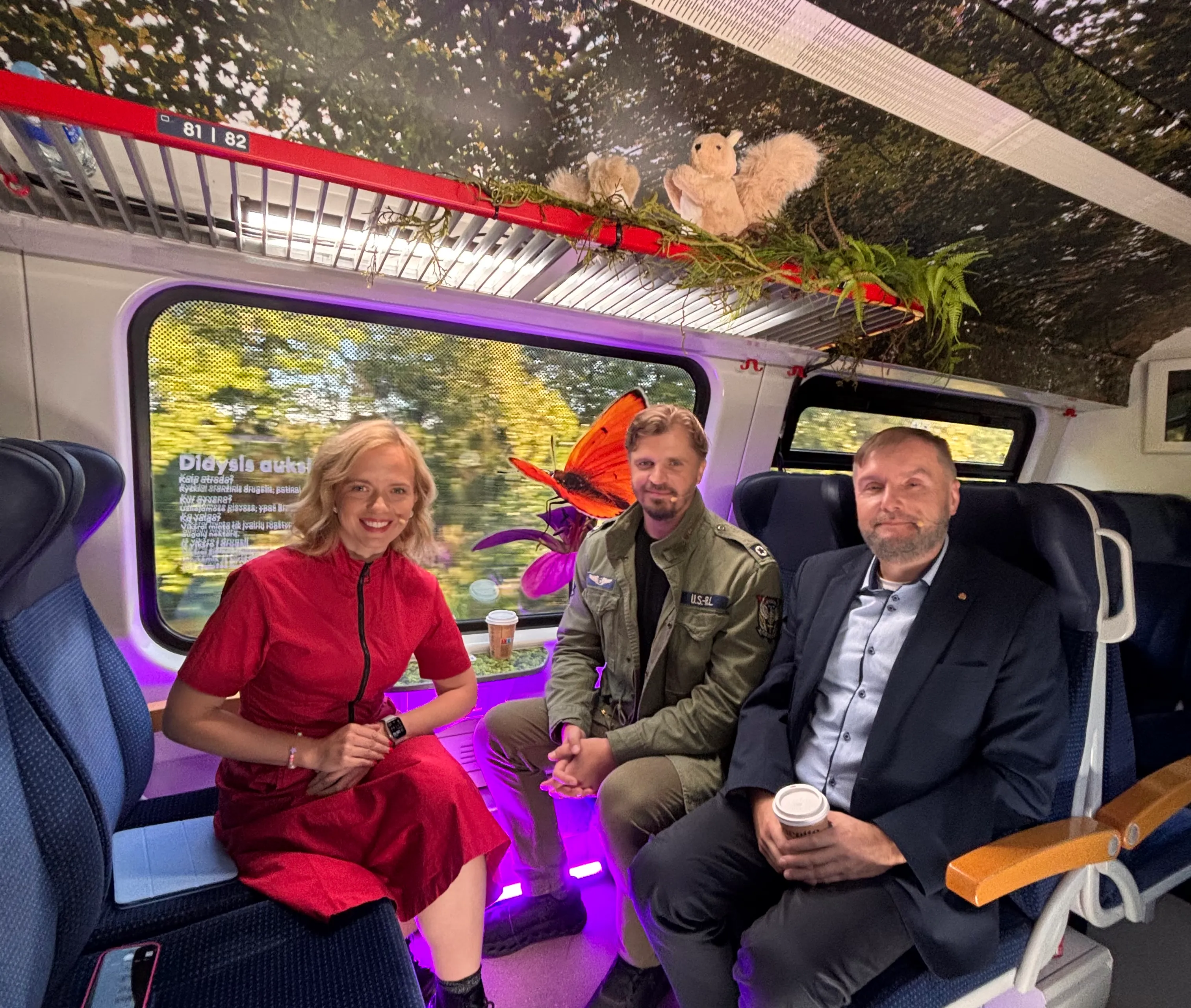 Moderatorė Živilė Kropaitė su pašnekovais. Organizatorių nuotr.