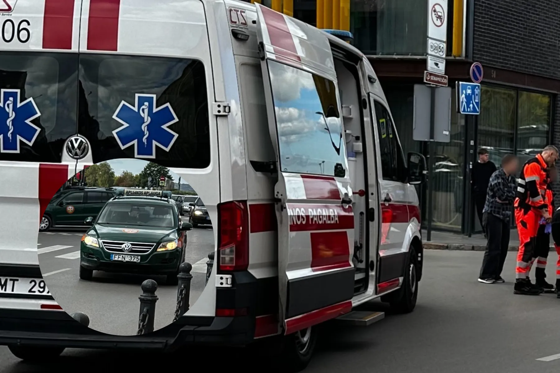 Avarija Šv. Gertrūdos gatvėje