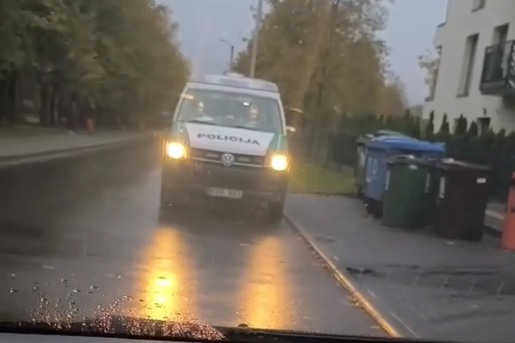 V. Krėvės pr. rastas kūnas / Skaitytojų nuotr.