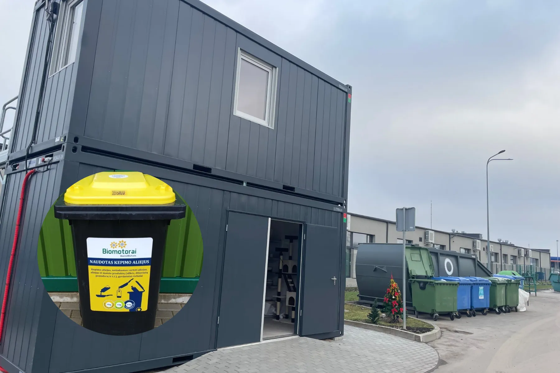 Kauno RATC, aliejaus konteineris