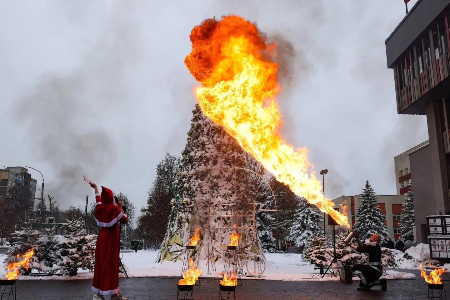 Kauno rajono eglutė / Kauno rajono bendruomenės nuotr.