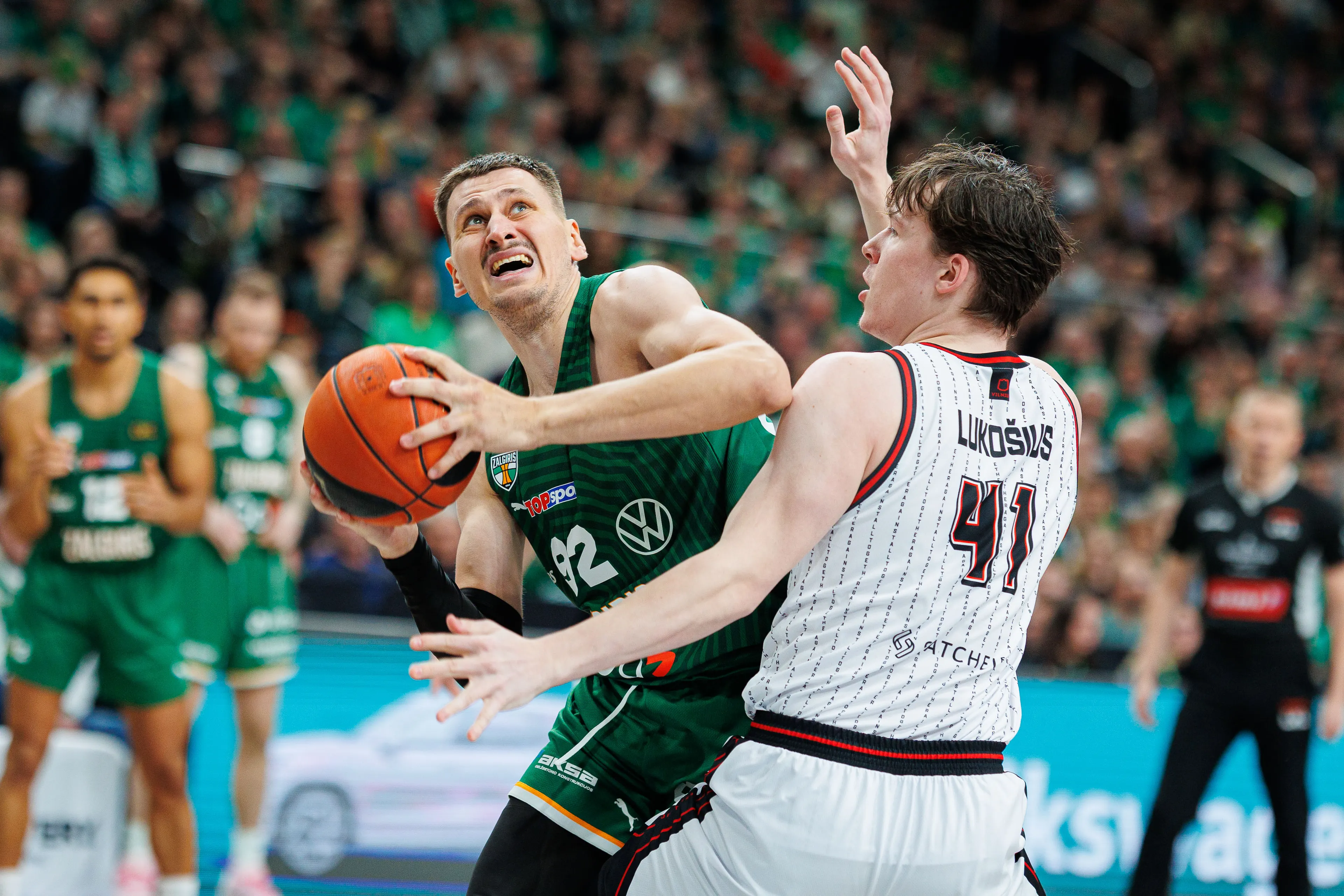 Kauno „Žalgiris“ ir Vilniaus „Rytas“ / E. Ovčarenko / BNS nuotr.