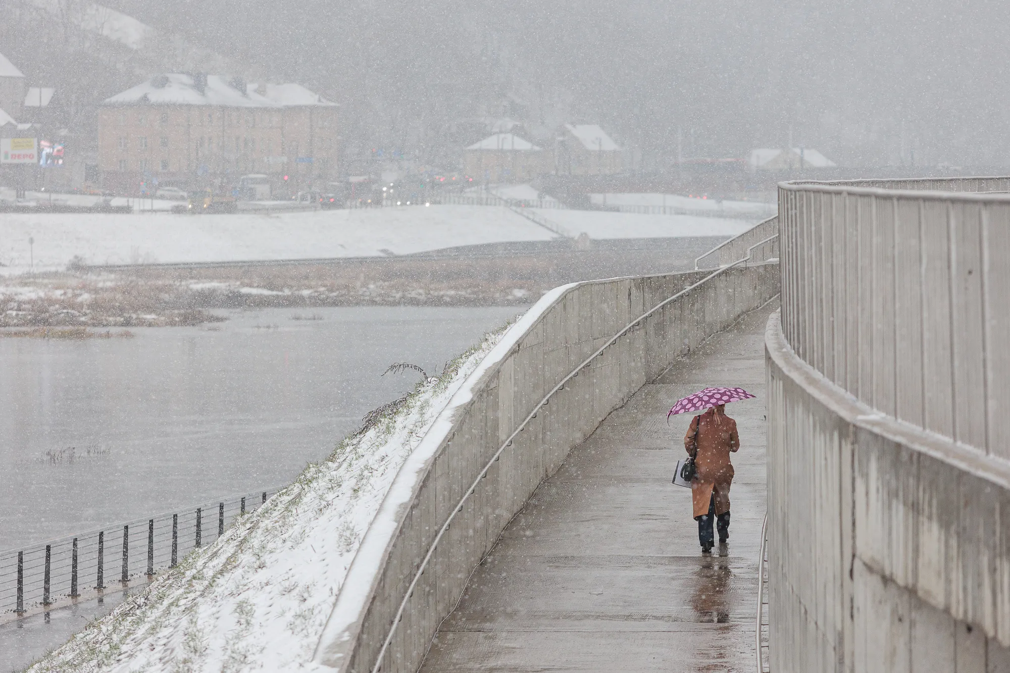 Sniegas Kaune / R. Tenio nuotr.