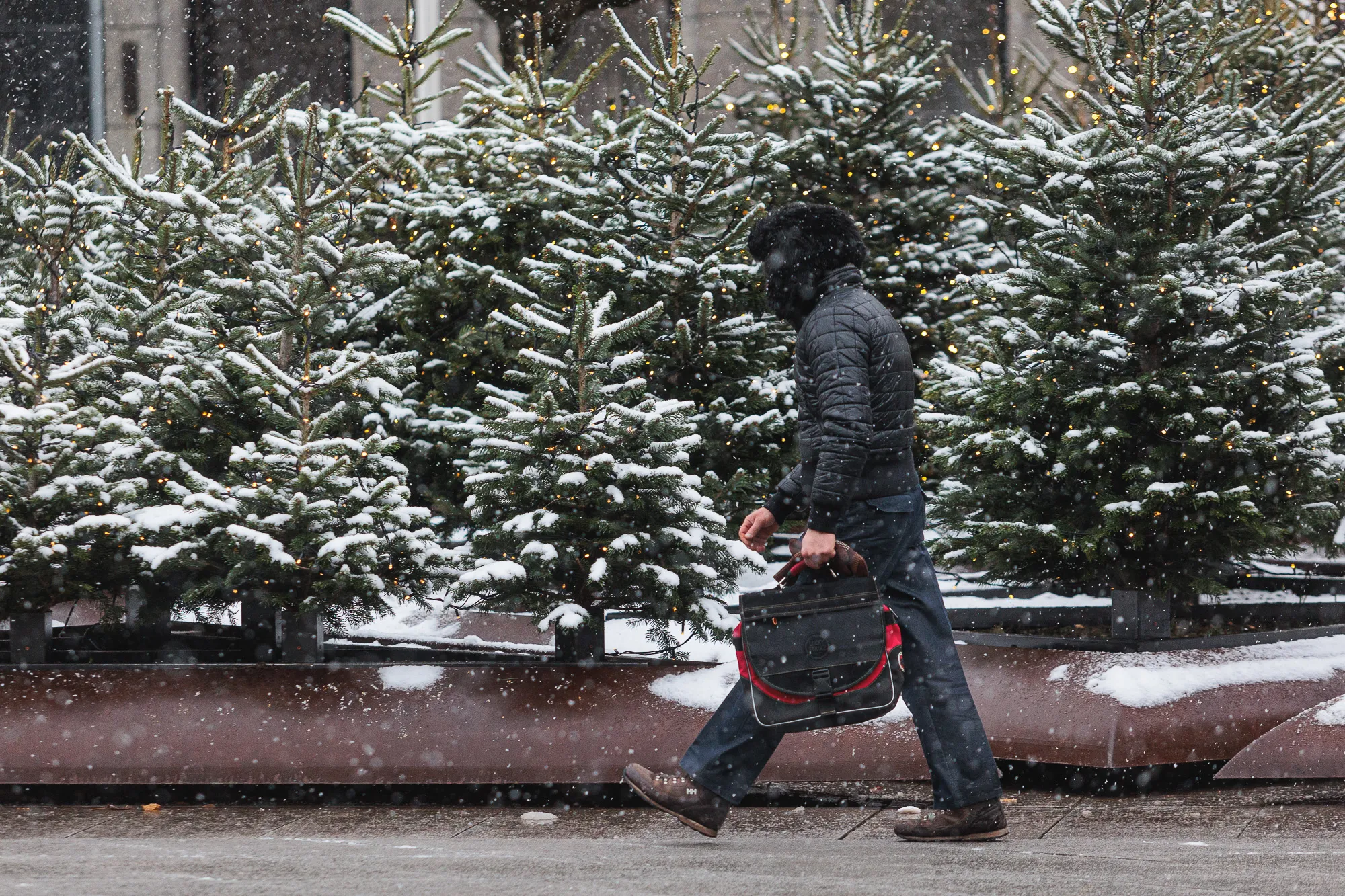 Sniegas Kaune / R. Tenio nuotr.