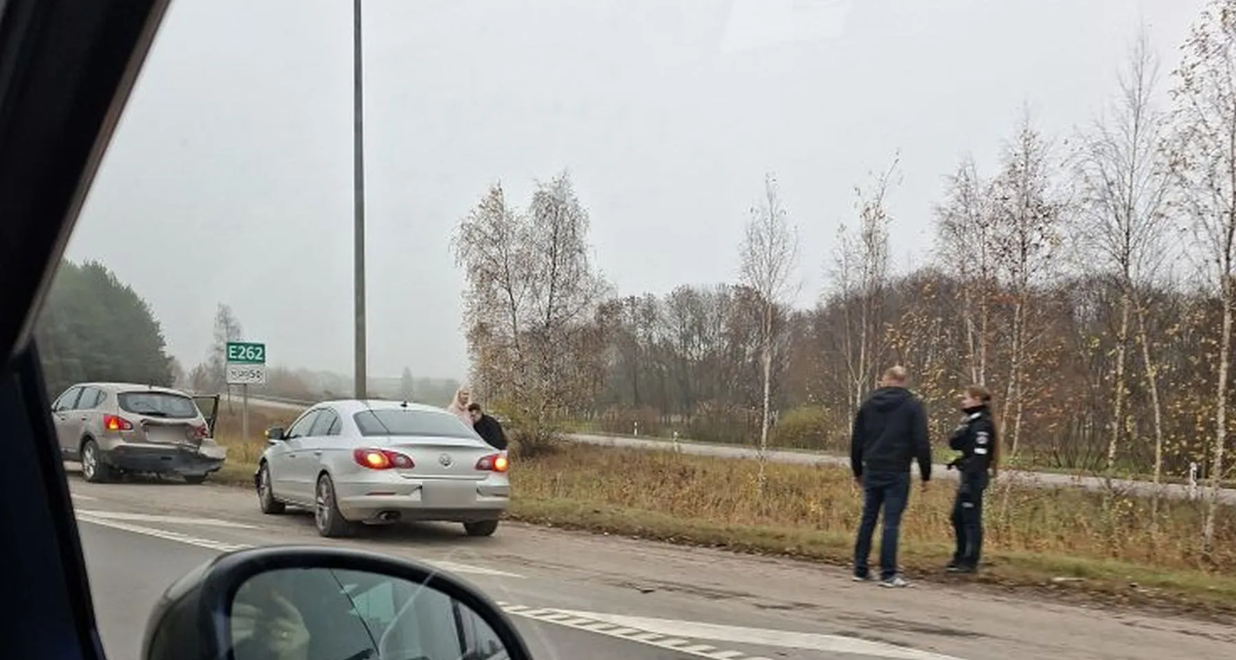 Eismo įvykis netoli Muravos sankryžos / Skaitytojų nuotr.