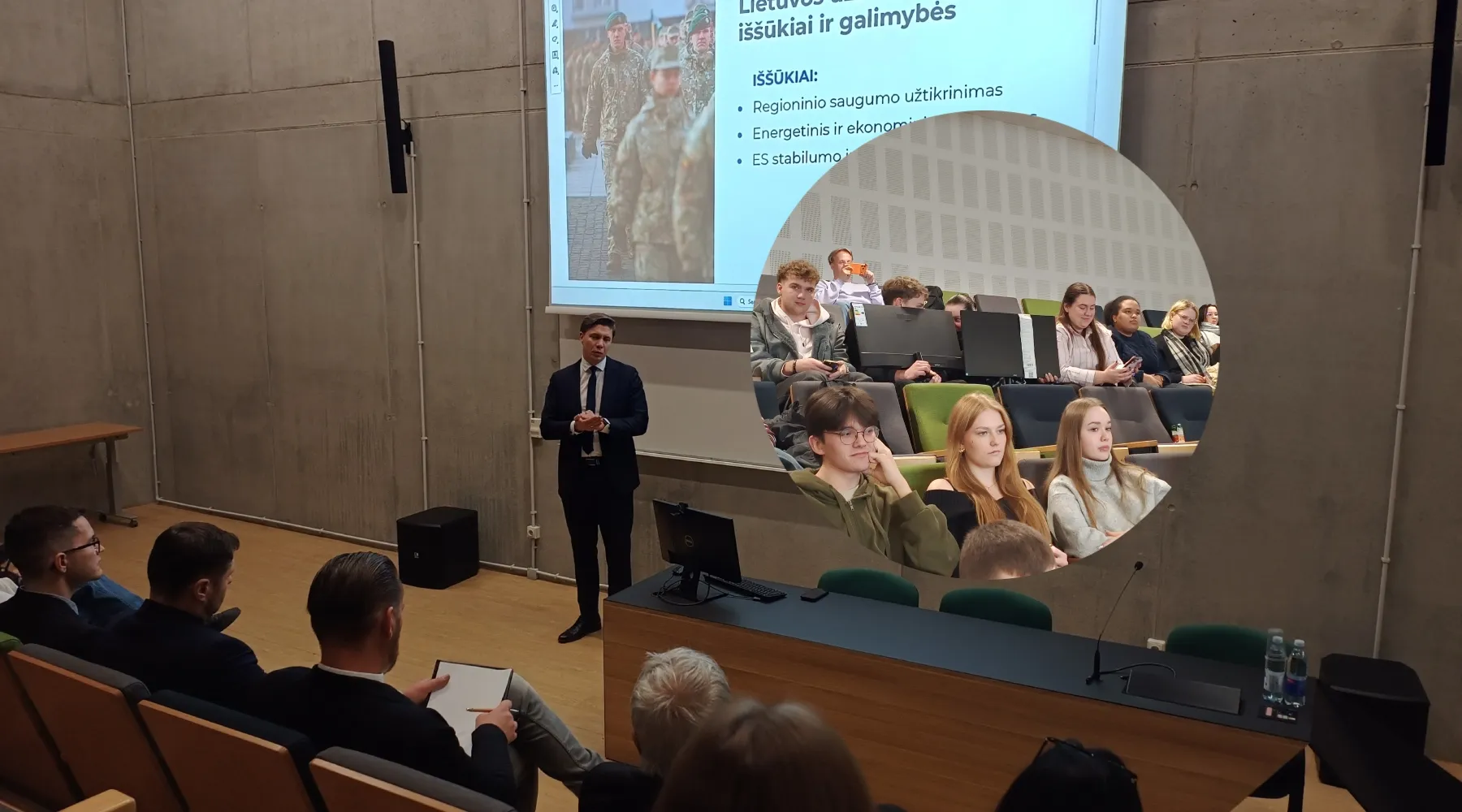 M. Sinkevičius, VDU/ A. Znamerovskio nuotr.