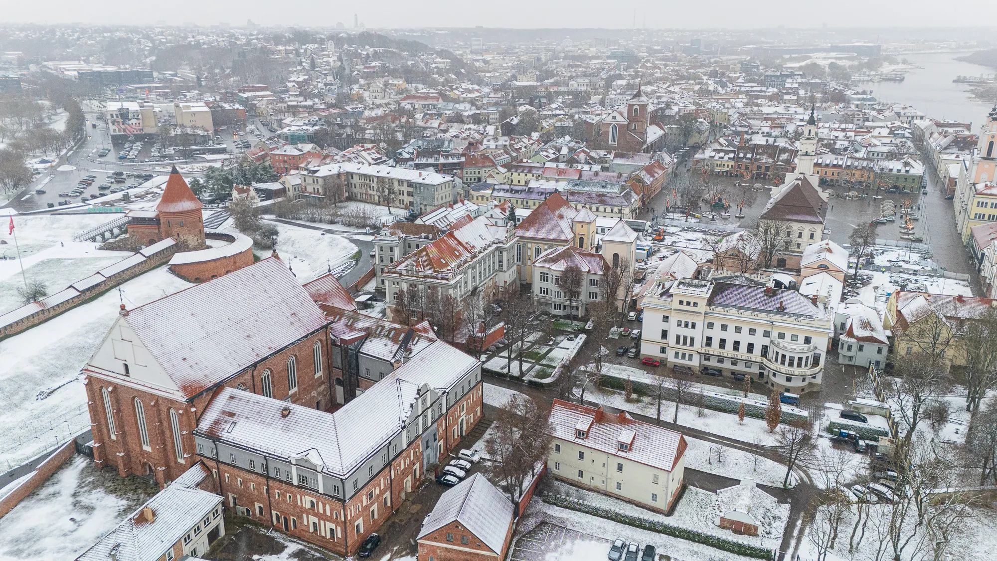 Sniegas Kaune / R. Tenio nuotr.