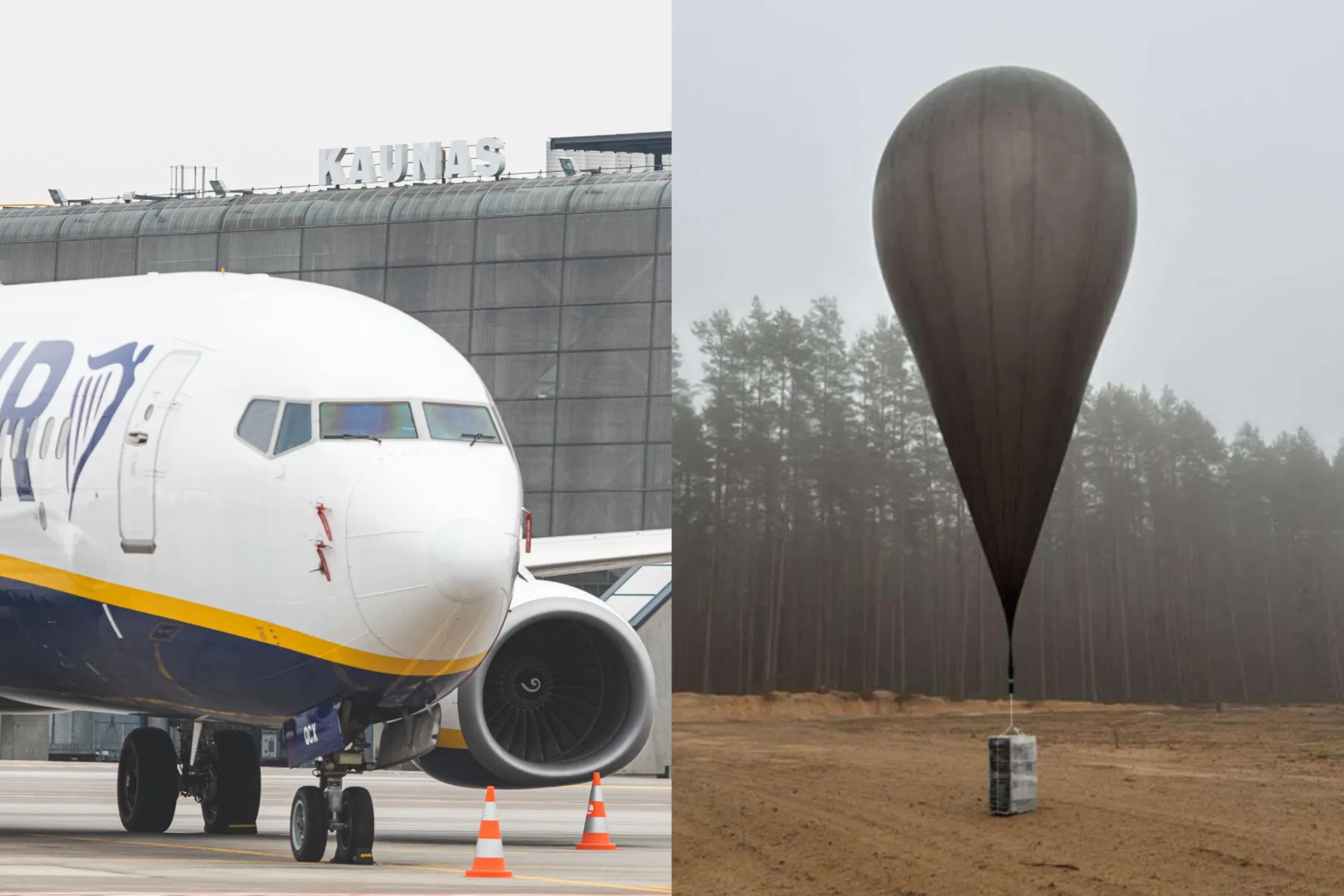 oro uostas, kontrabandinis balionas